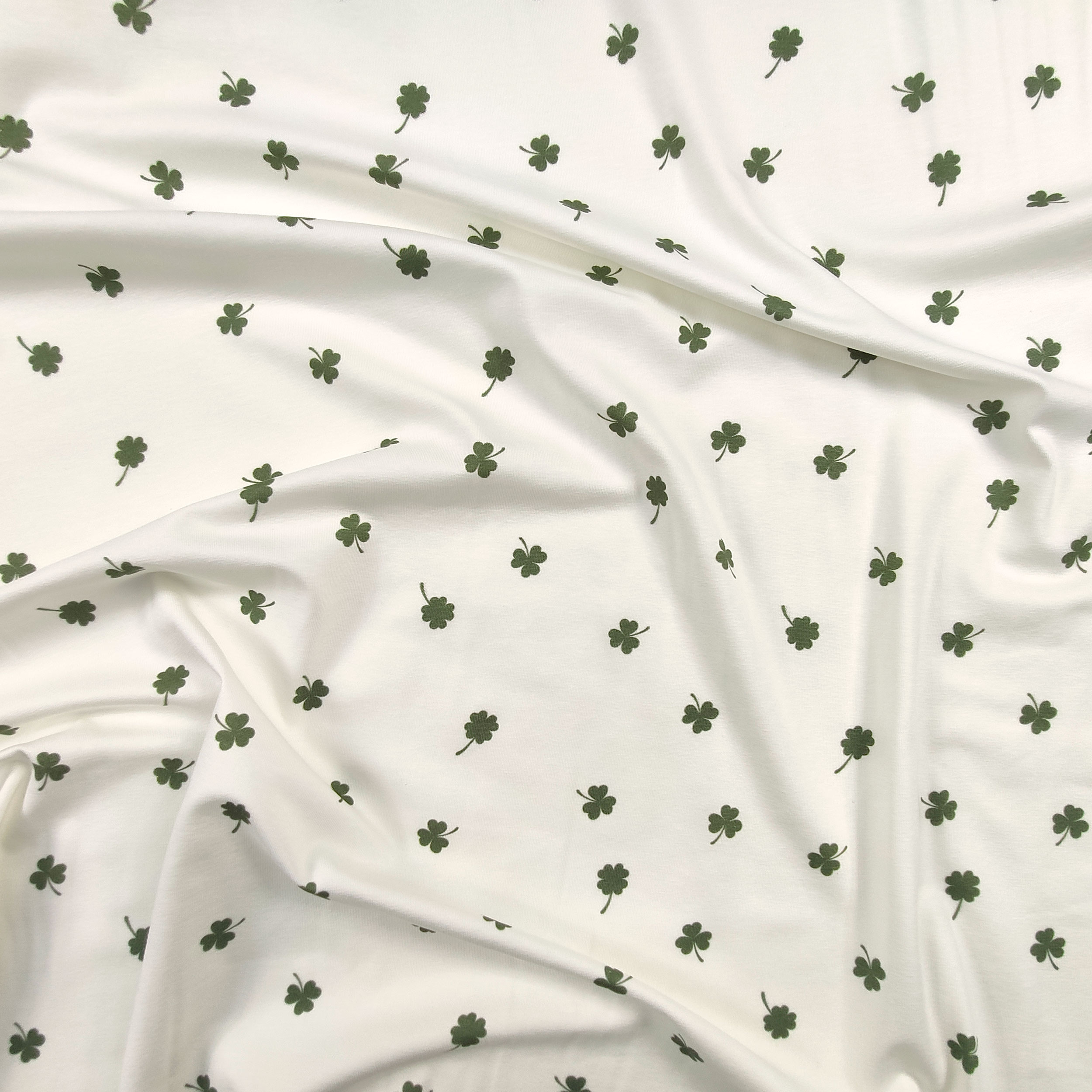 Jersey Cotone Fantasia Trifogli