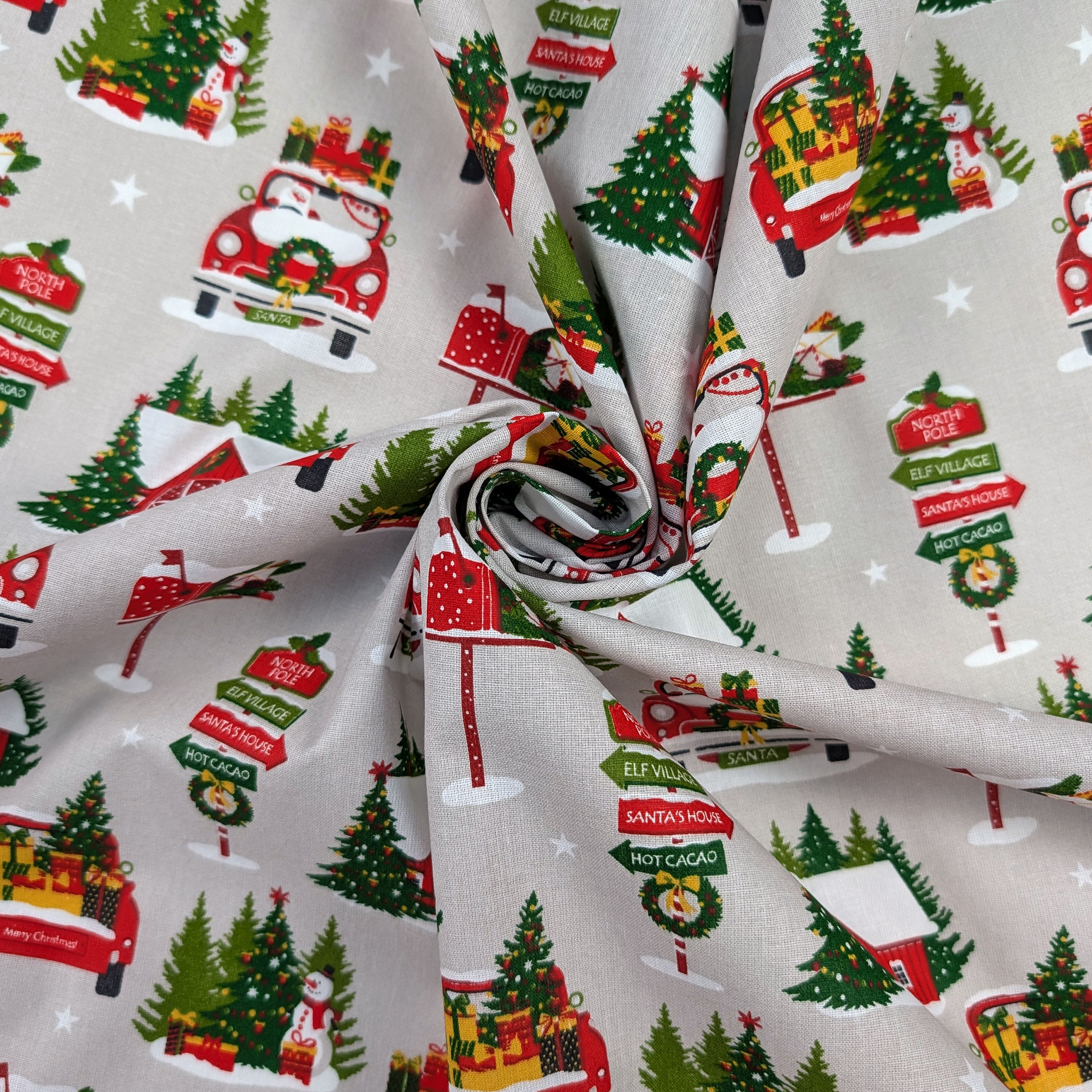 Cotone Natalizio Babbo Natale al Polo Nord Image