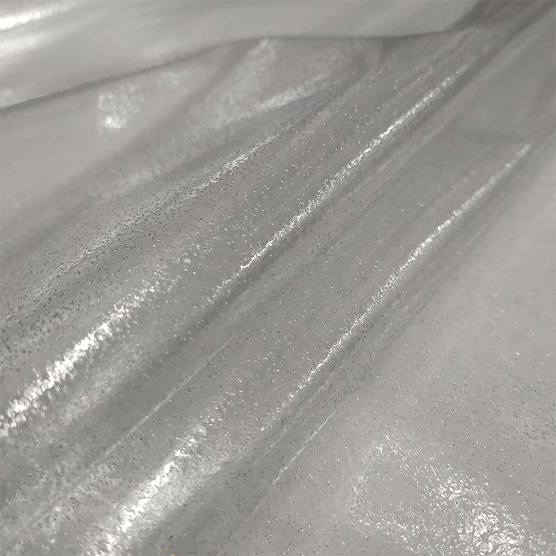 Sparkle Glitter plastica trasparente Tovaglia Impermeabile Protettore Vinile PVC tessuto 
