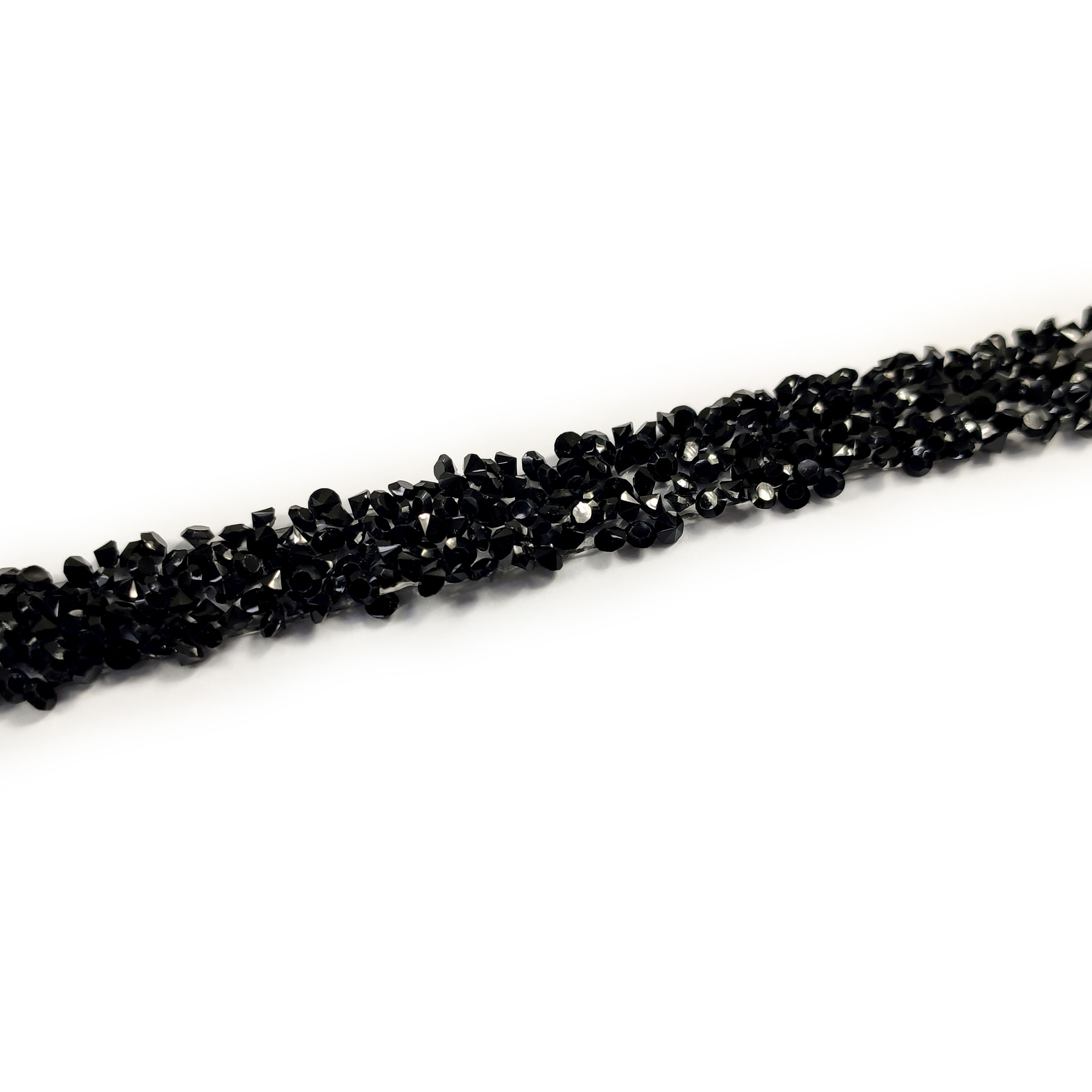 Passamaneria Perle e Strass tipo Swarovski Termoadesiva Image