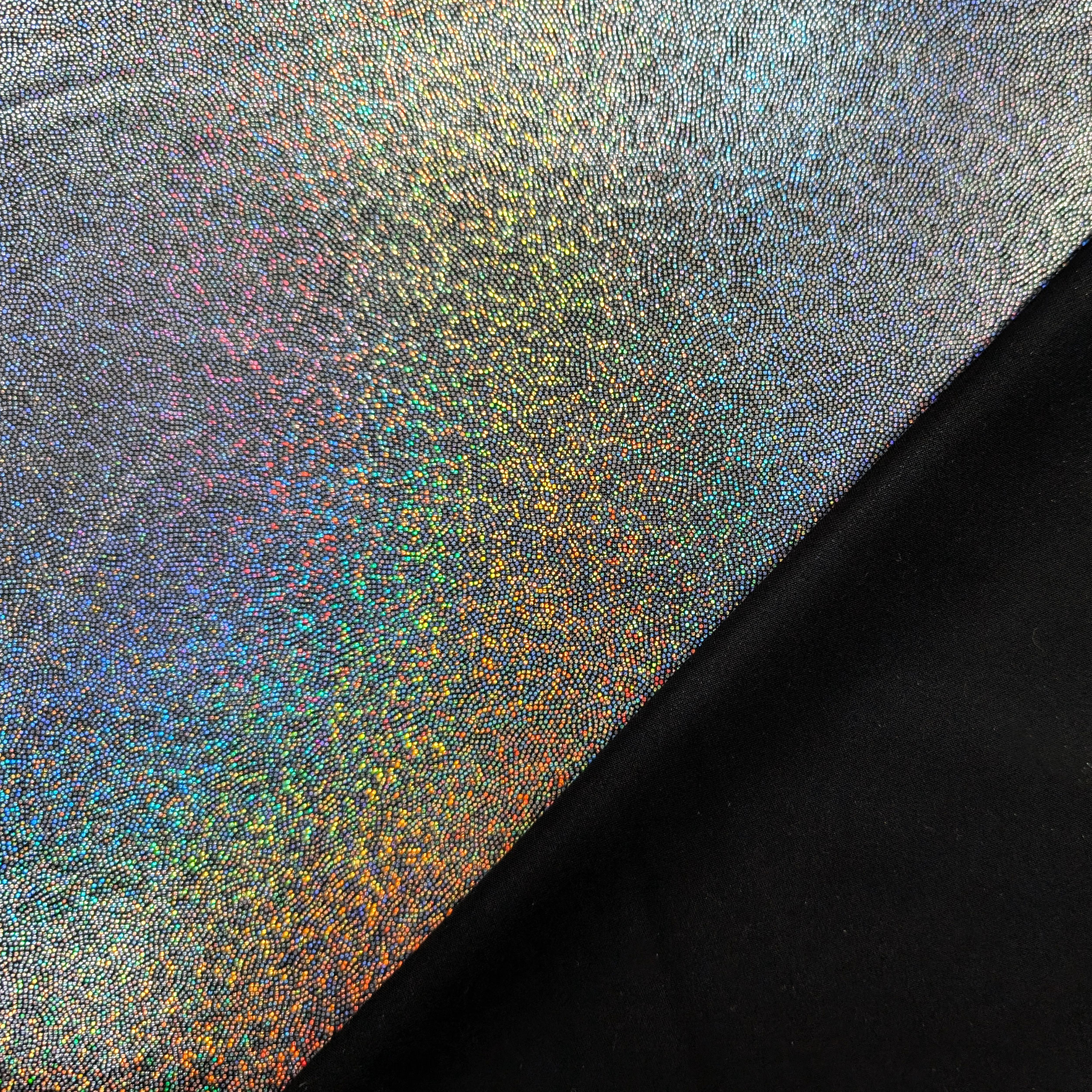 Lycra Lurex Glitterata Nera Image