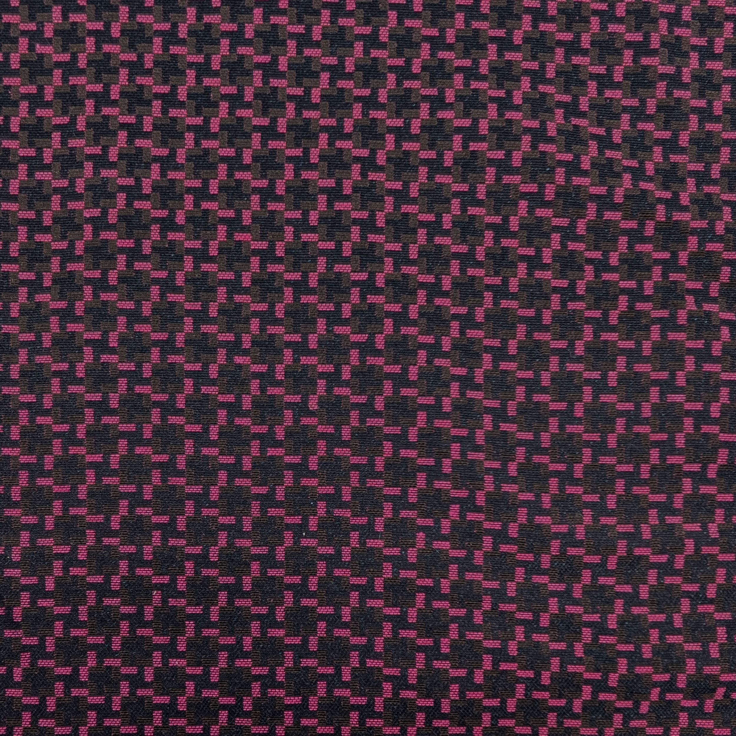 Misto Cotone Fantasia Geometrica Fuxia Image