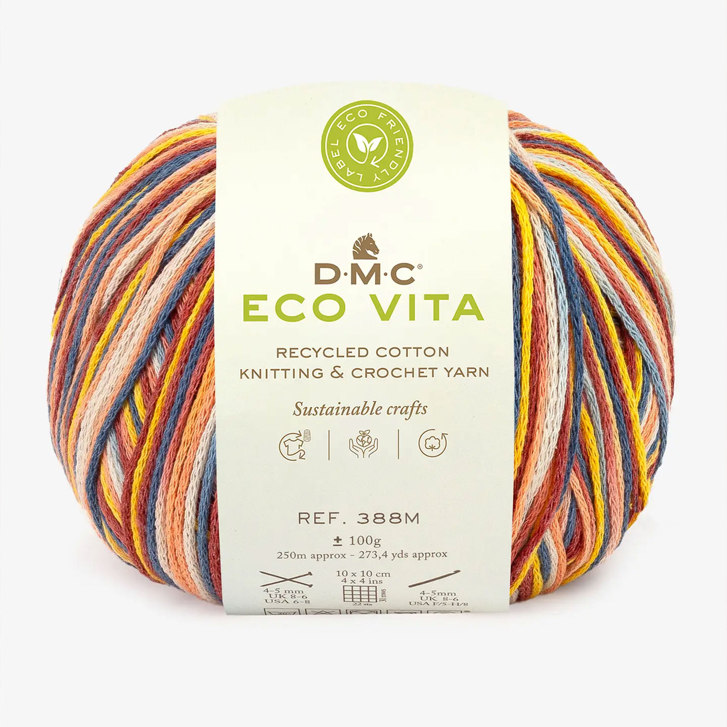 Filato DMC Eco Vita Knitting and Crochet Multicolor Image
