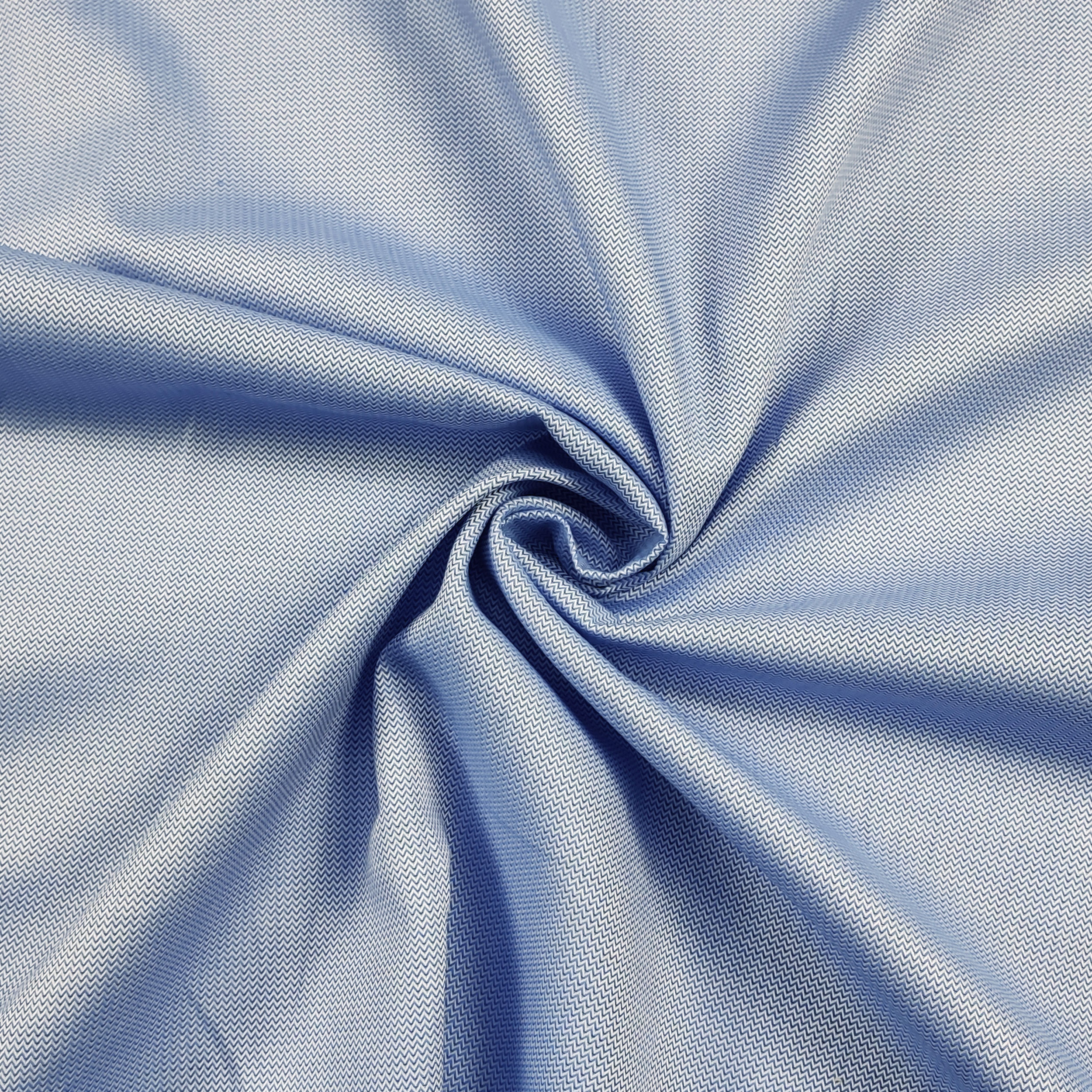 Cotone Oxford da Camiceria Azzurro