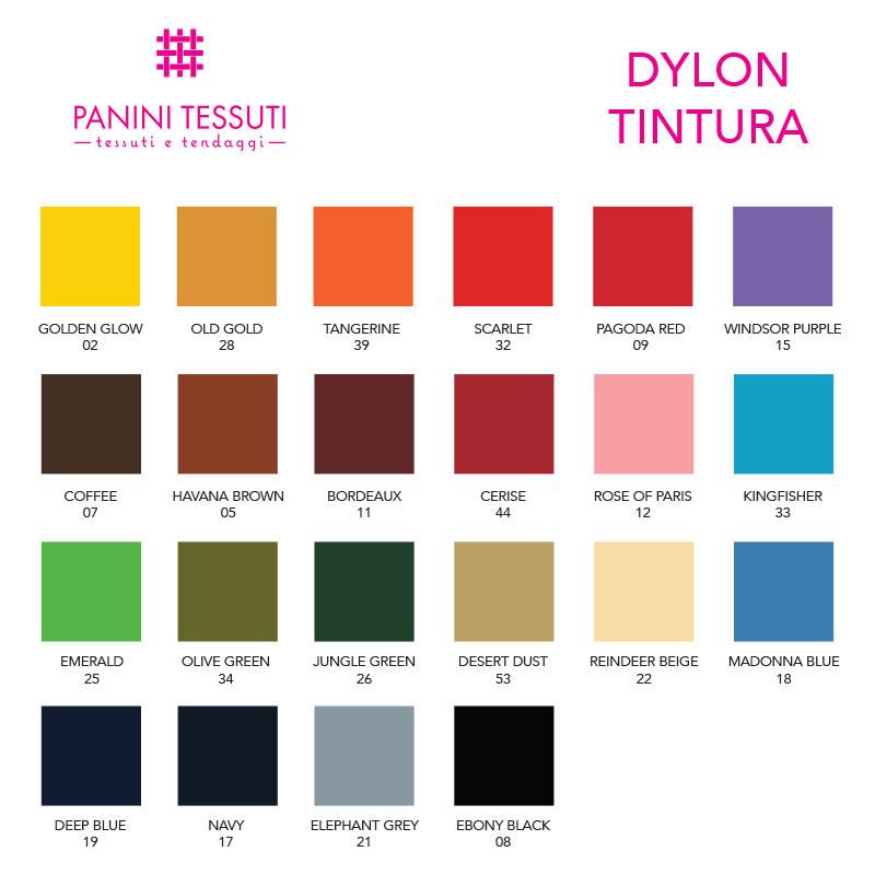 Dylon tintura tabella colore