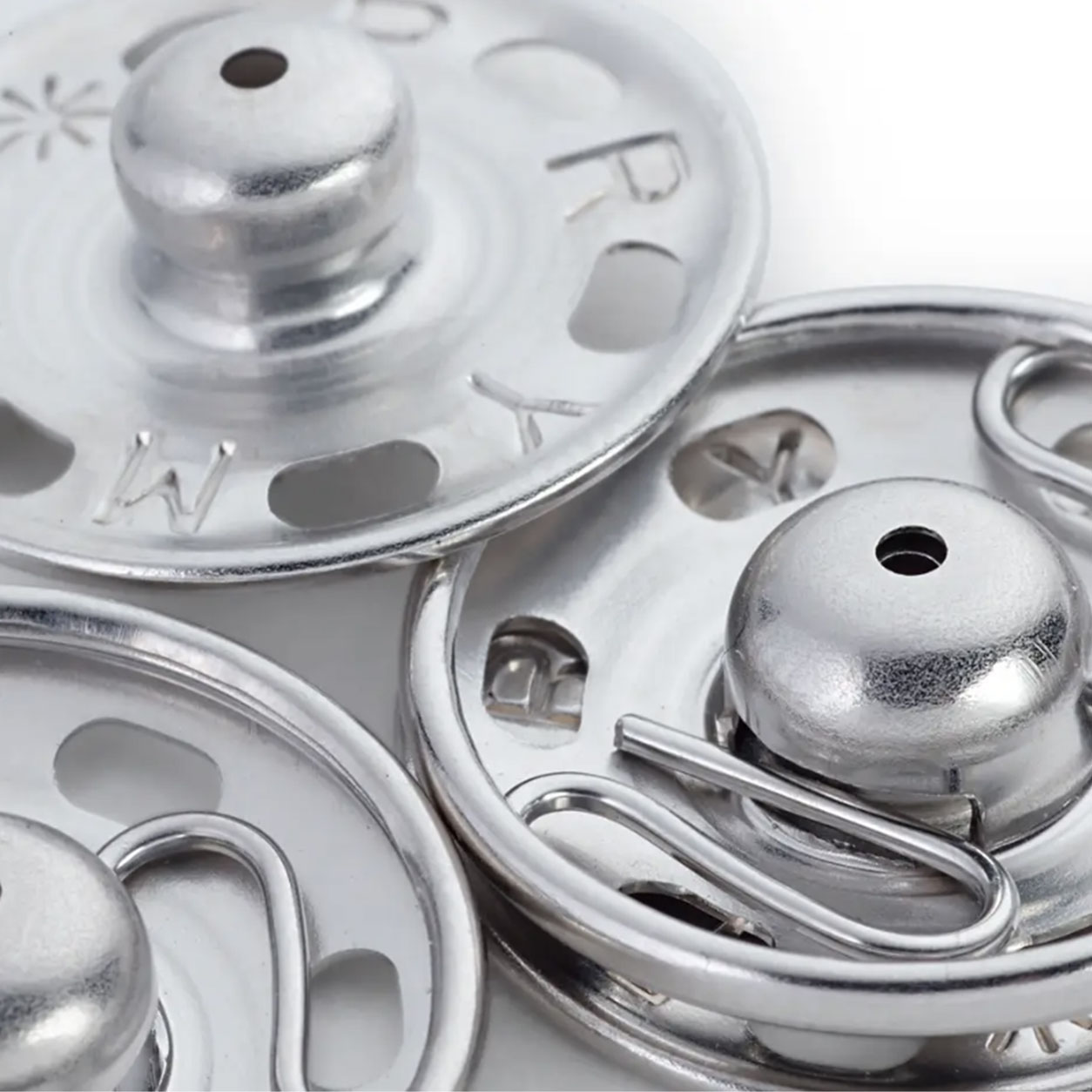 bottoni automatici prym 21 mm argento