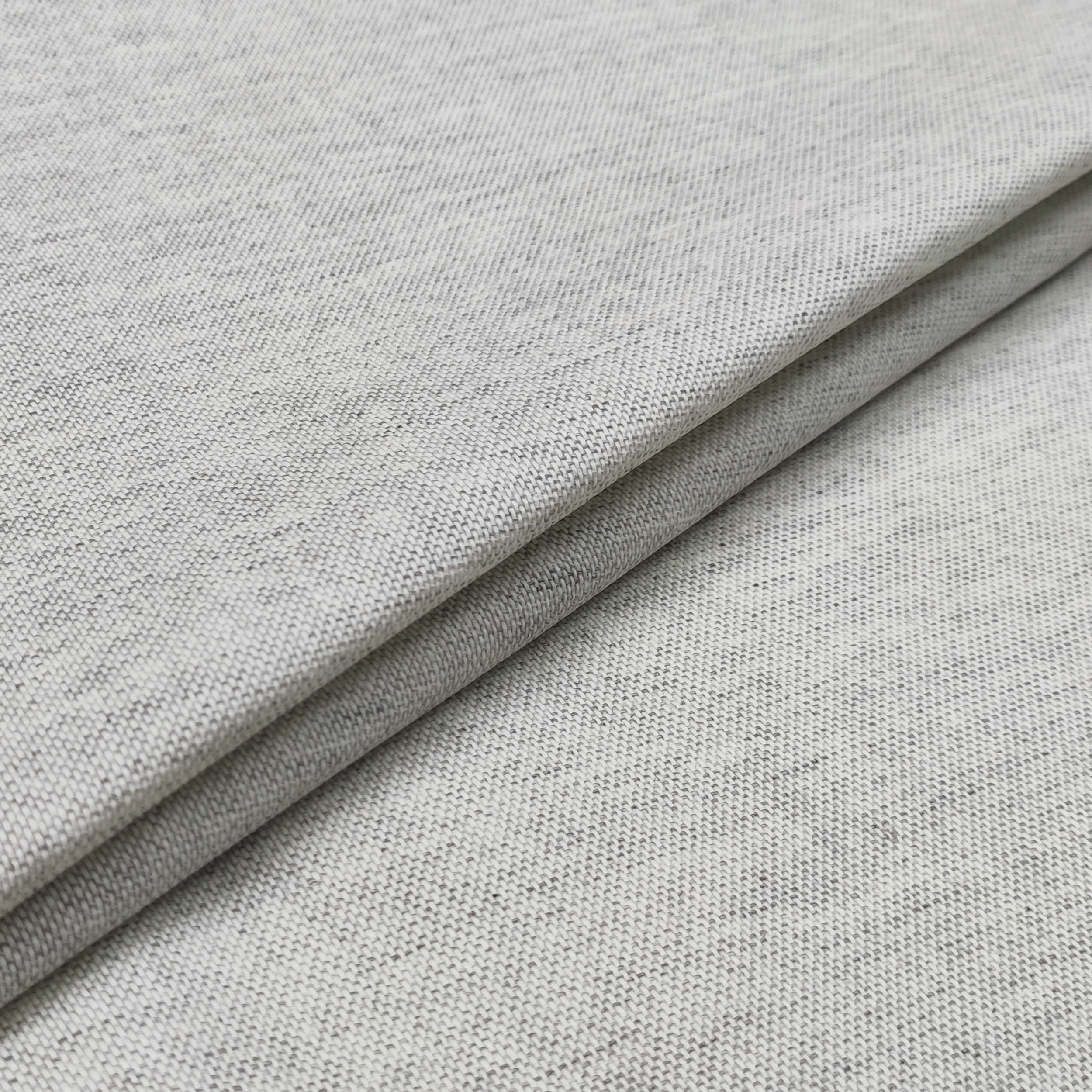 Tovaglia Confezionata Resinata Bianco e Grigio Melange