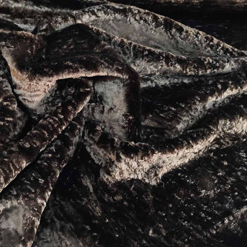 Ecopelliccia Astrakan Marrone 