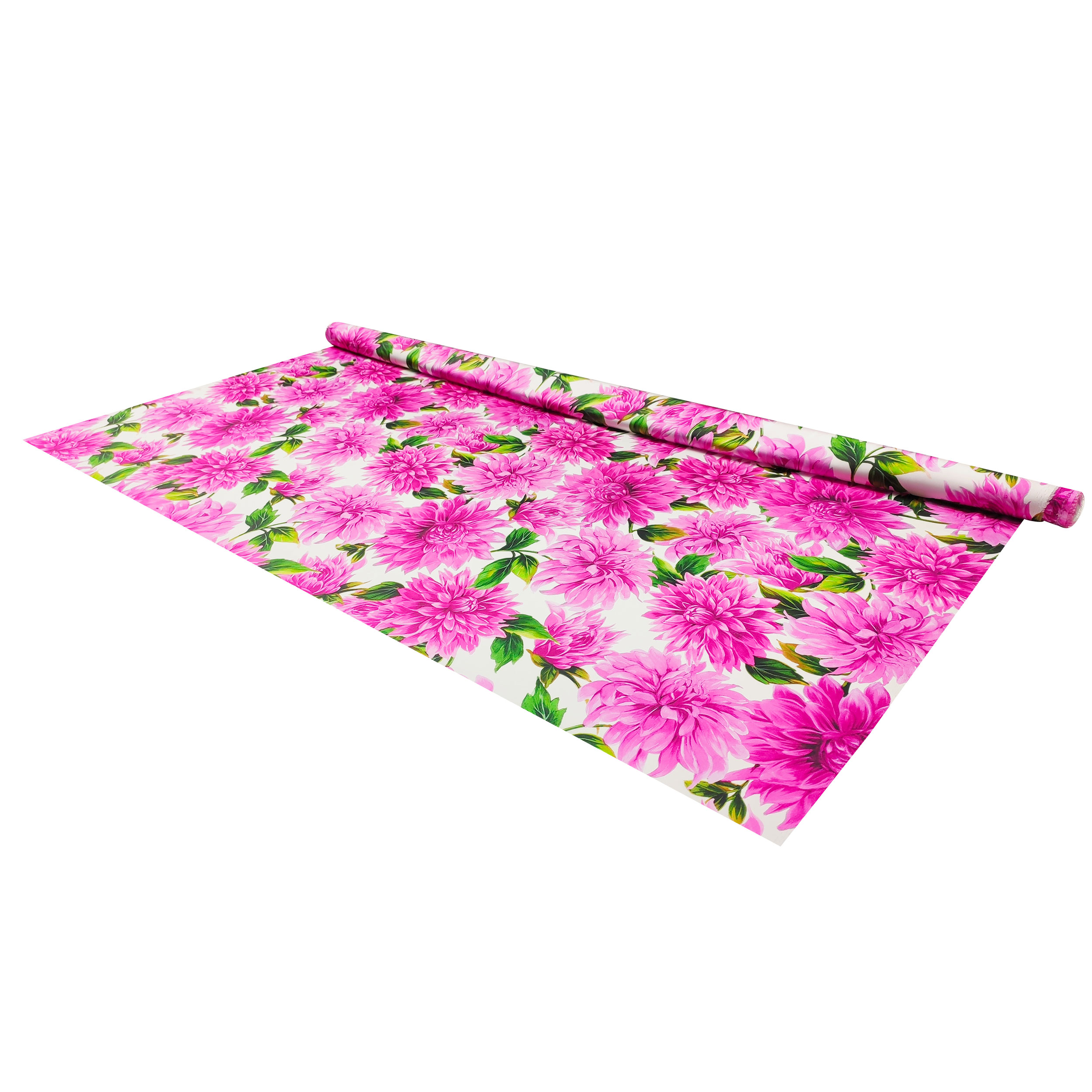 Tessuto Rasetto Alta Moda Dalie Fuxia