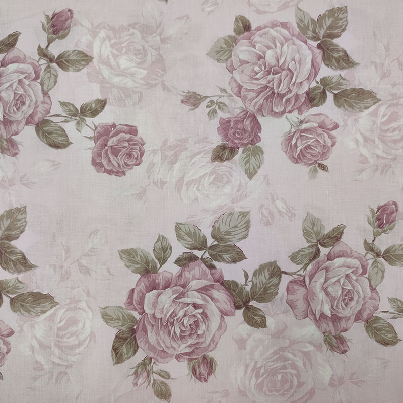 Tessuto cotone rose orchidea