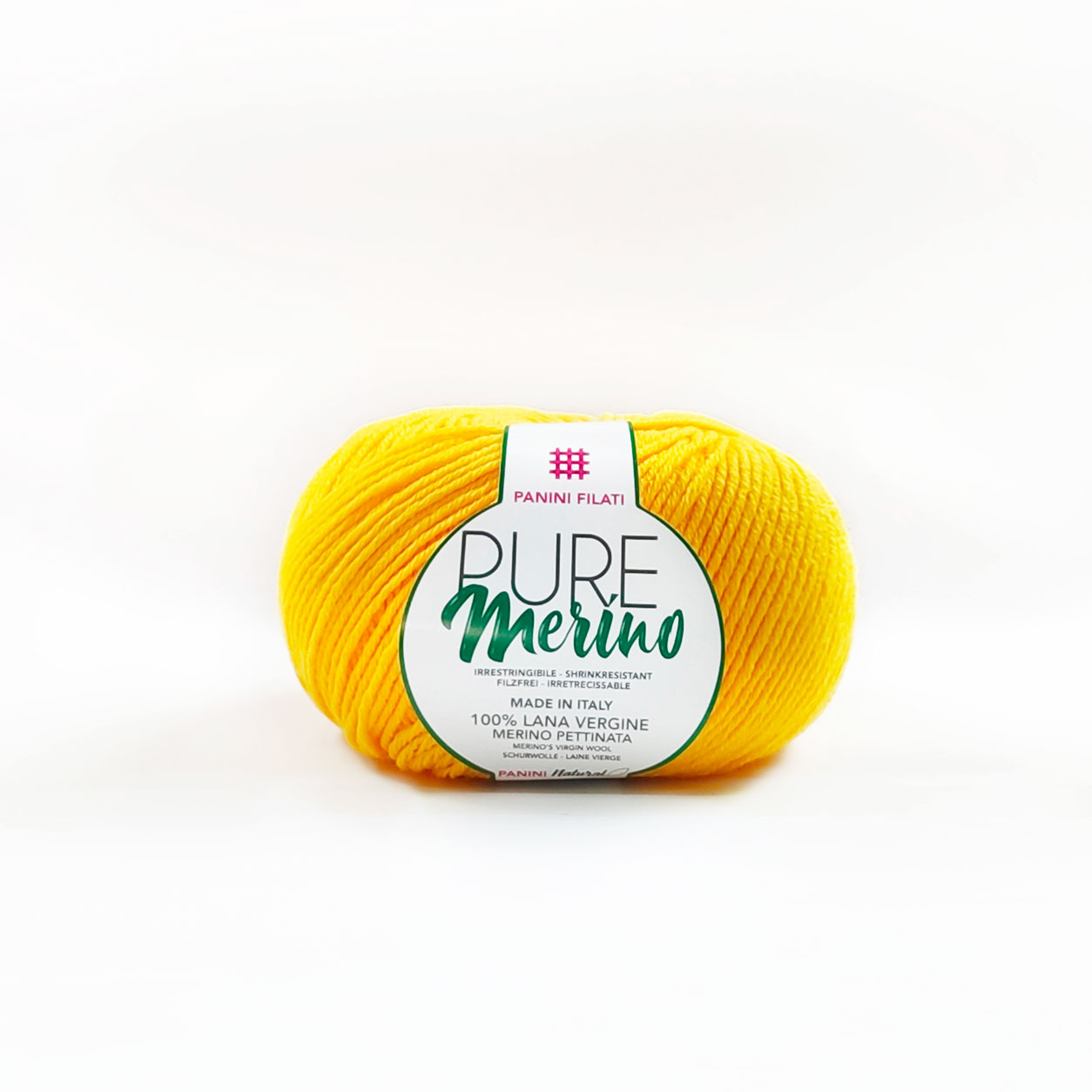 Gomitolo Lana Merino Giallo (1)