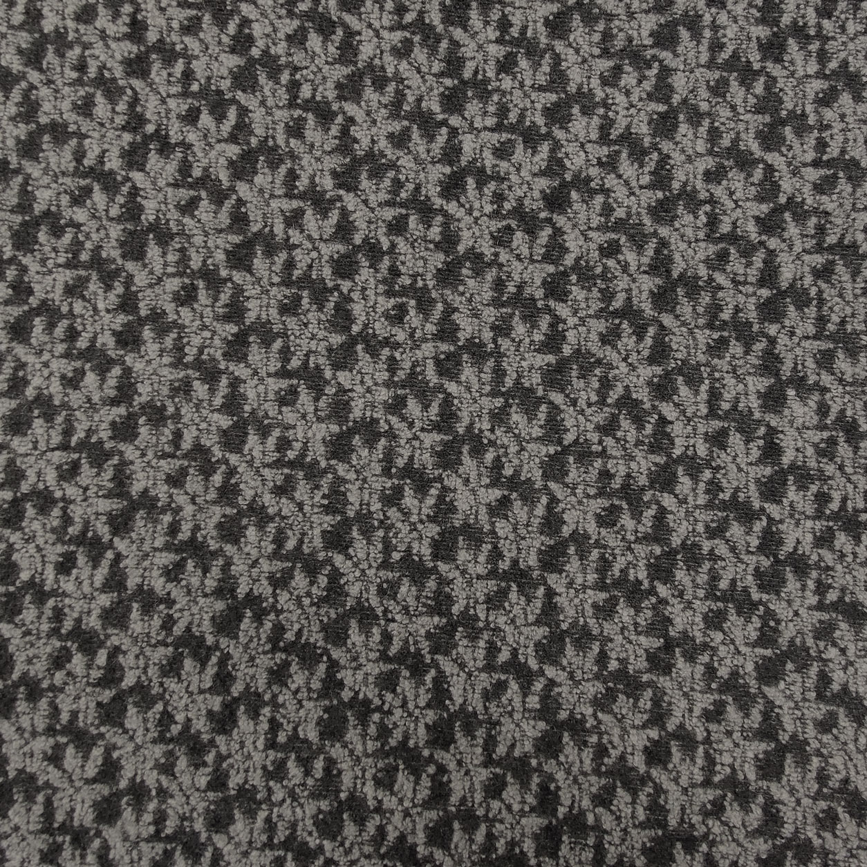 Tessuto misto lana per cappotto motivi astratti grigio
