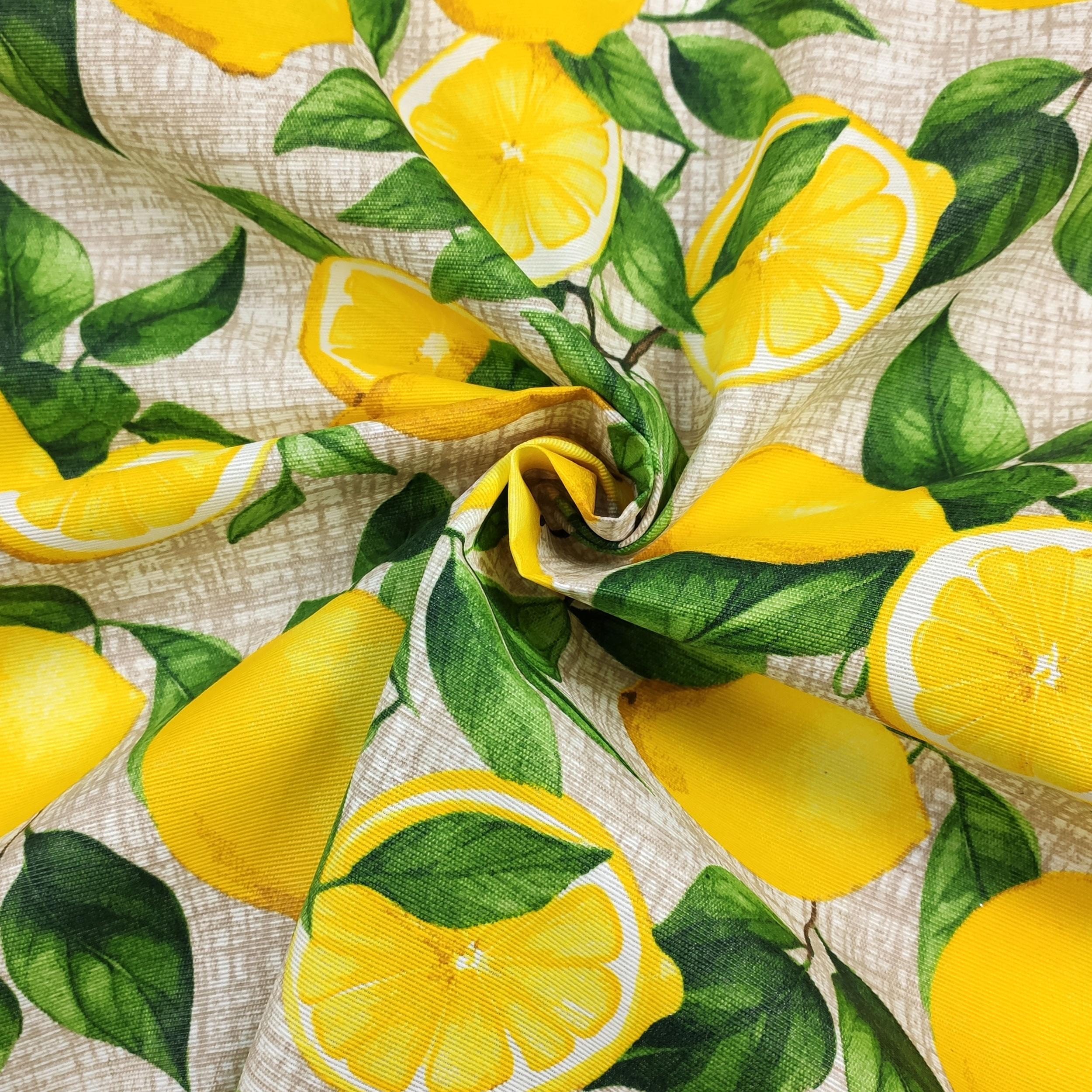 Tessuto per Tovaglia Resinata Limoni