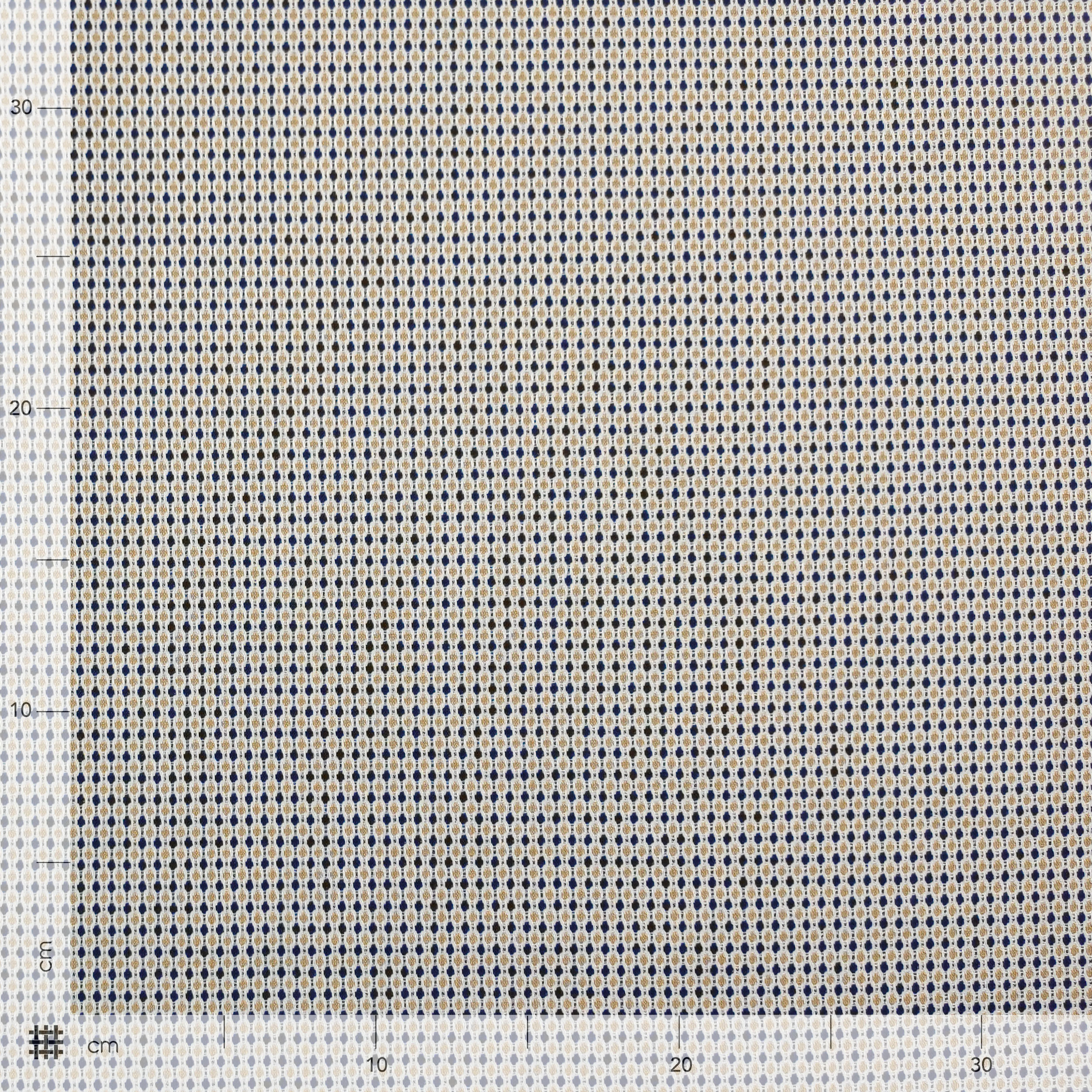 Tessuto Elasticizzato Microfantasia Blu