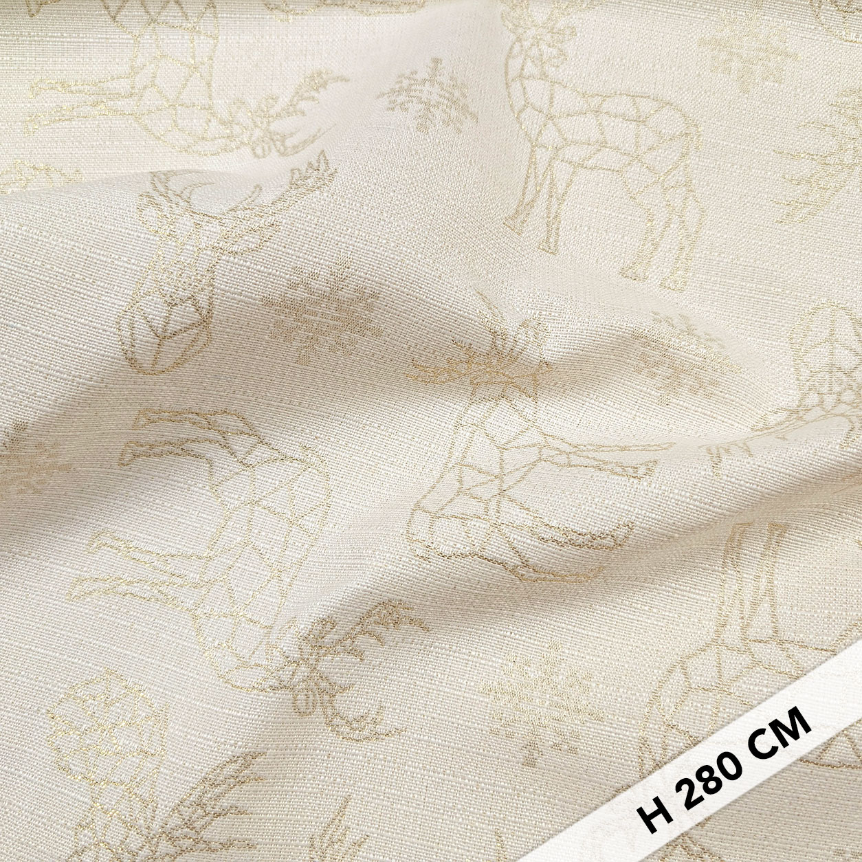 Jacquard Natalizio con Silhouette Renne Image