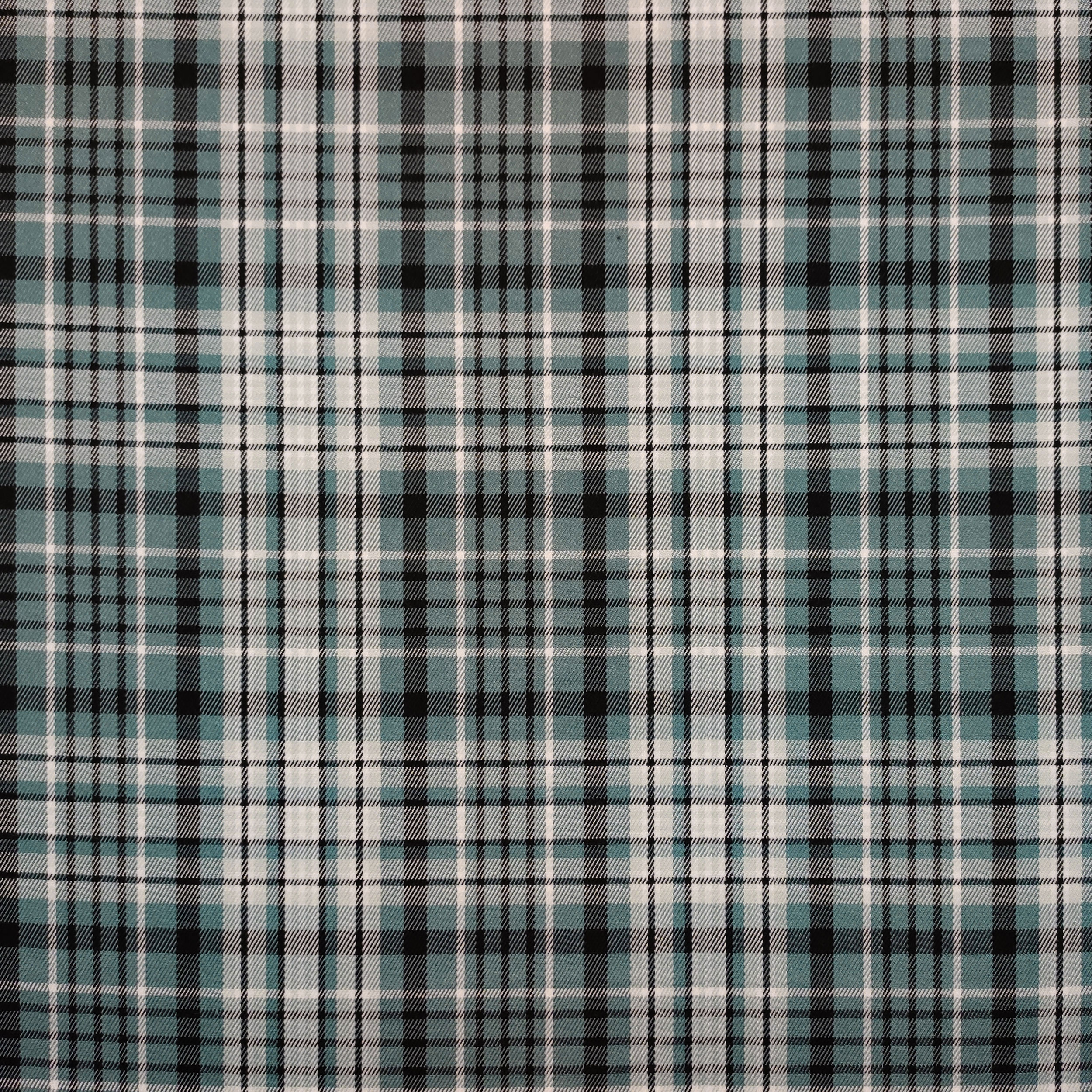 tessuto tartan righe verde