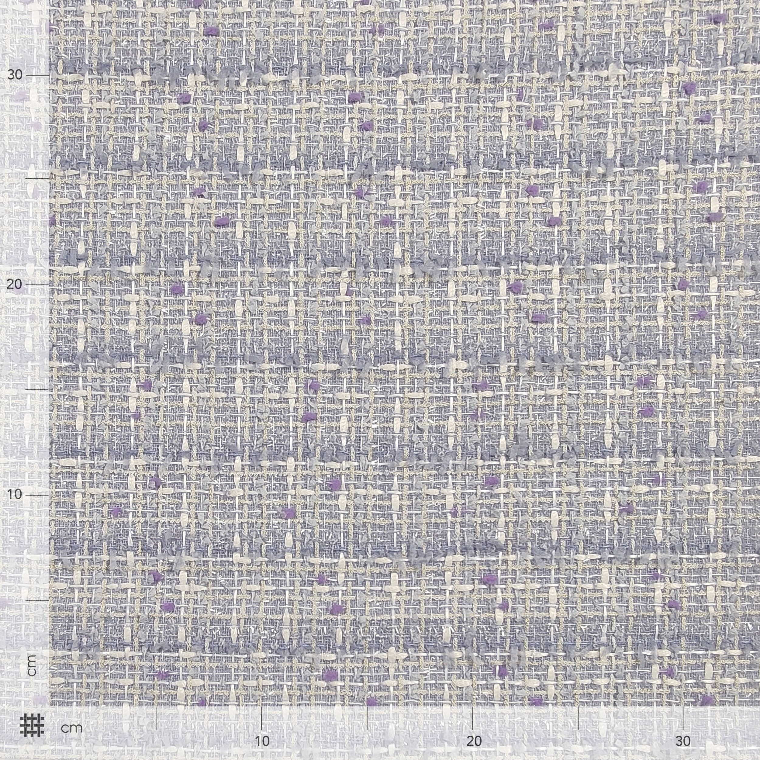 Tessuto Jacquard Moda Lilla Image