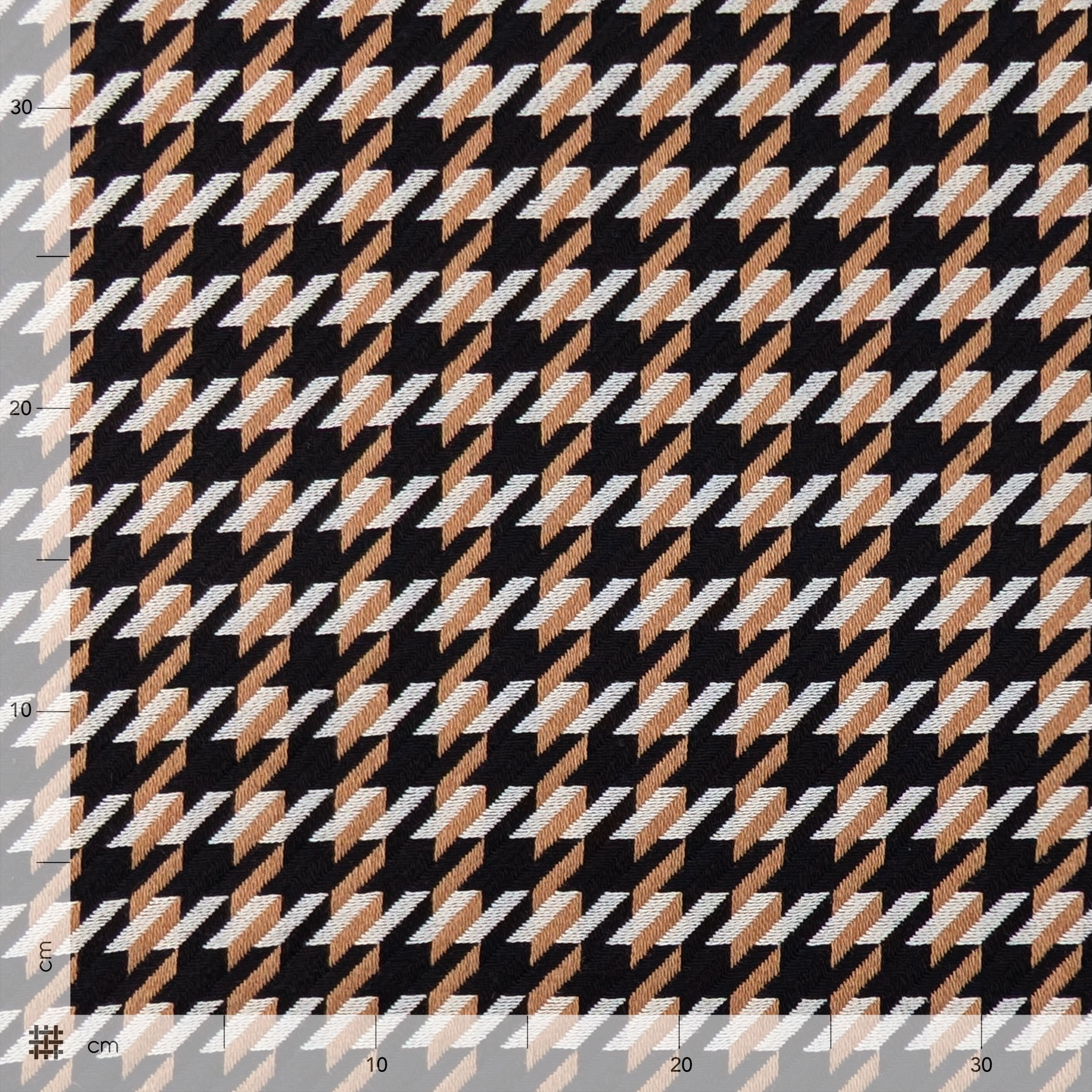 Cappotto Pied De Poule Biscotto Image