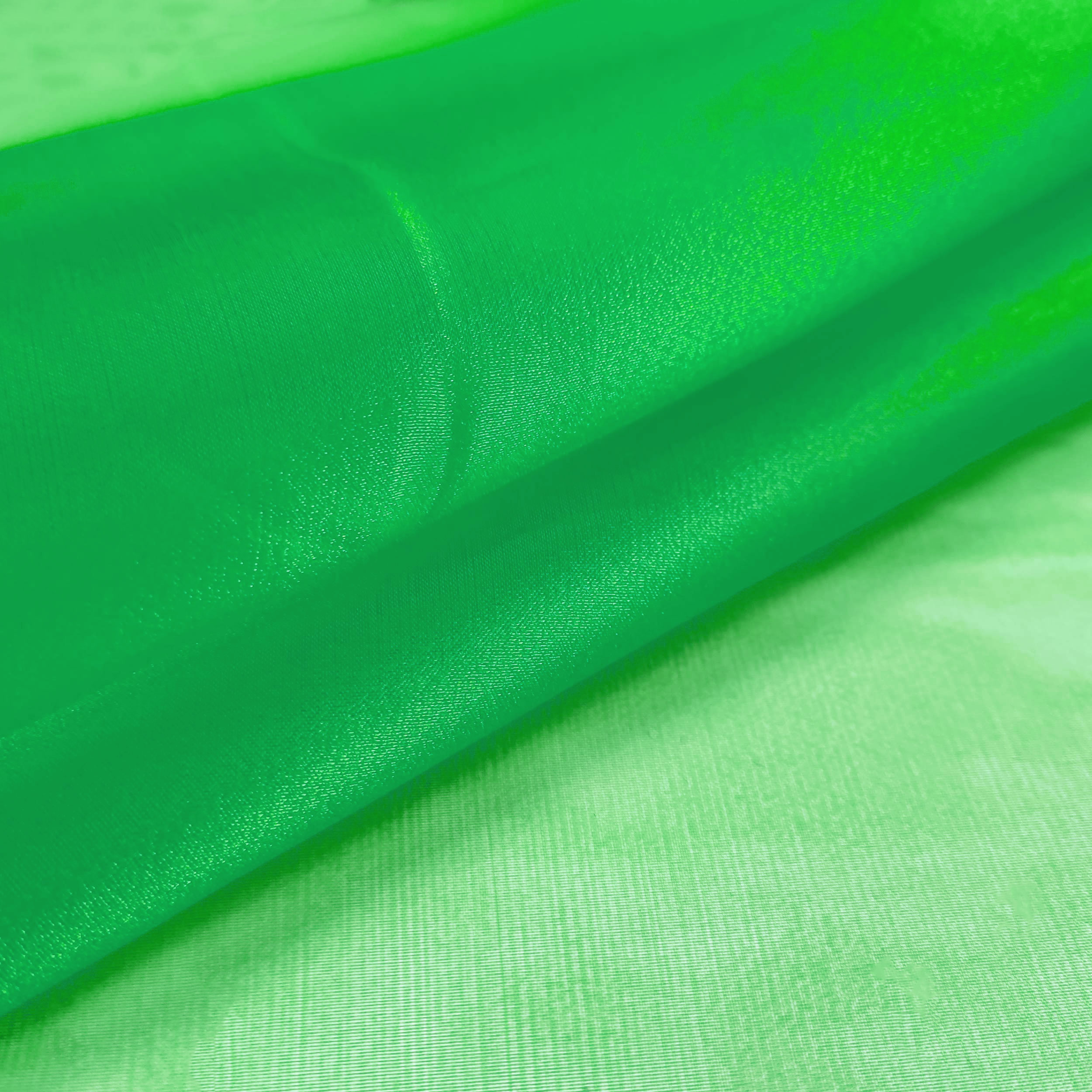 Organza Lux Tinta Unita Verde Prato