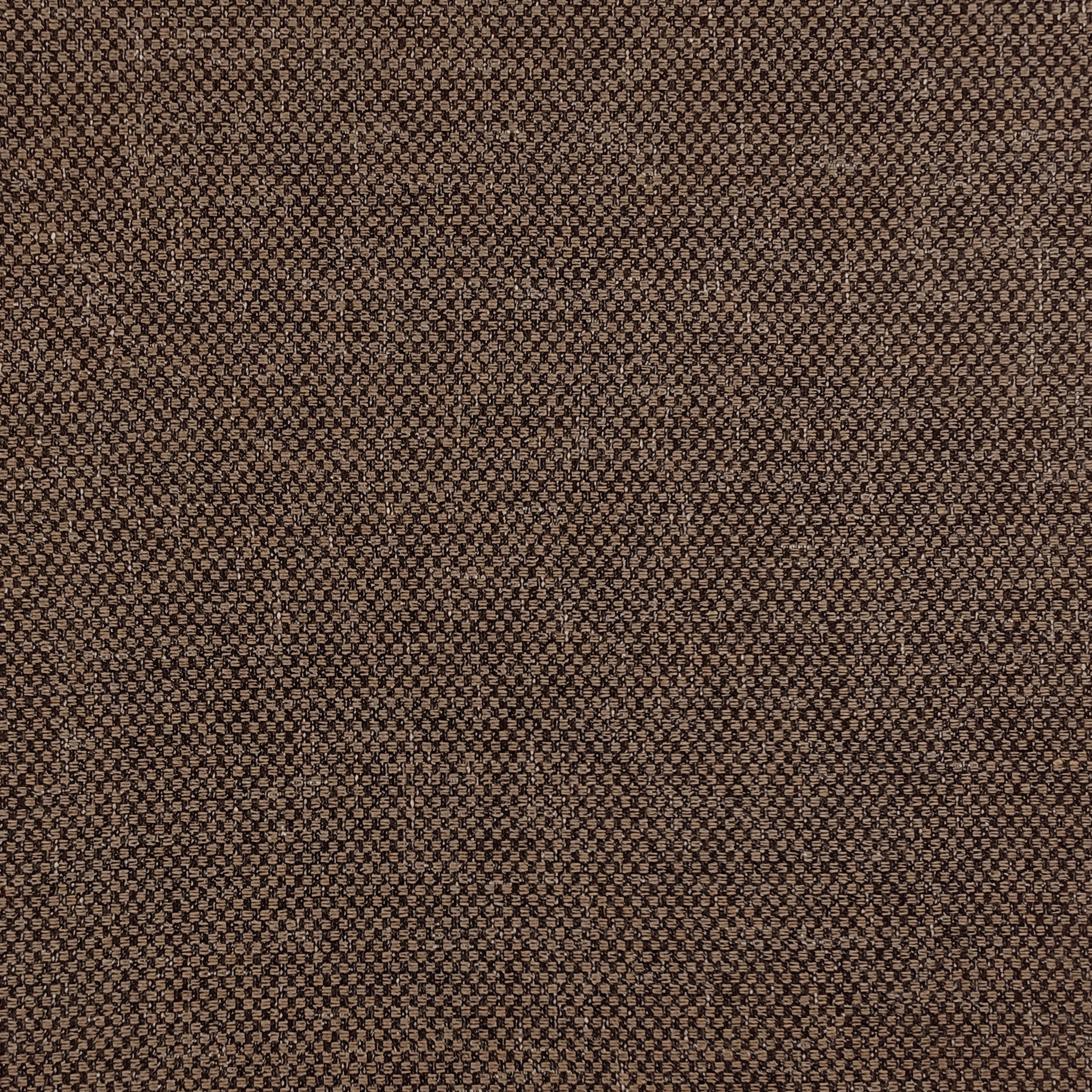 Tessuto Misto Cotone Quadretti Cammello