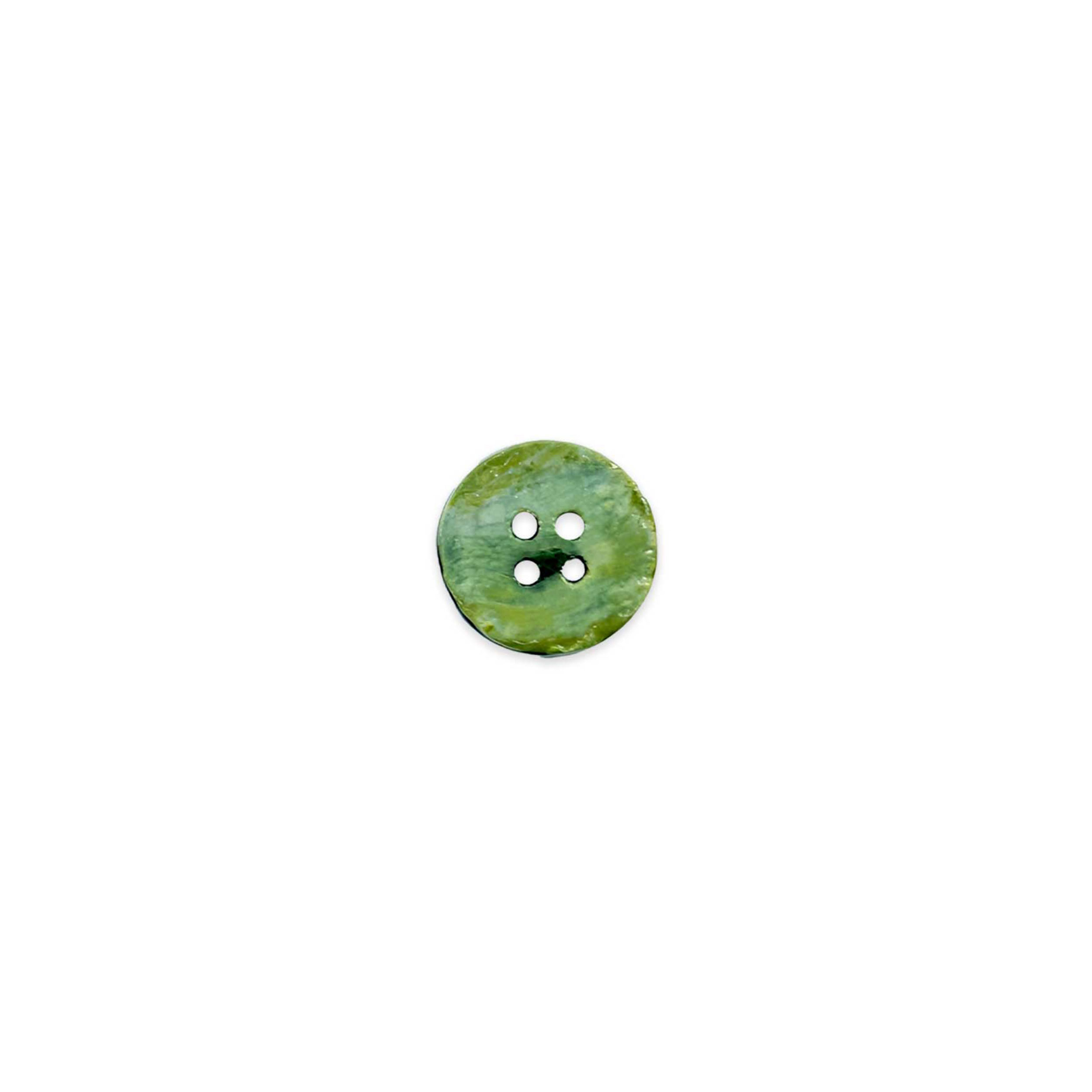 Bottone Madreperla 4 Fori Verde Lin 24 Image