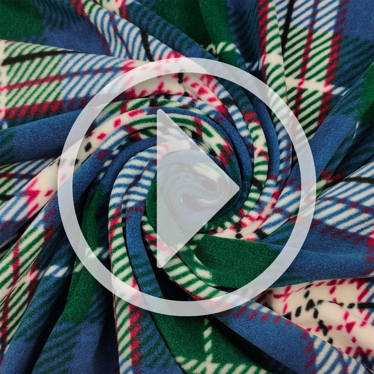 Pile Tartan Toni del Blu e Verde Image