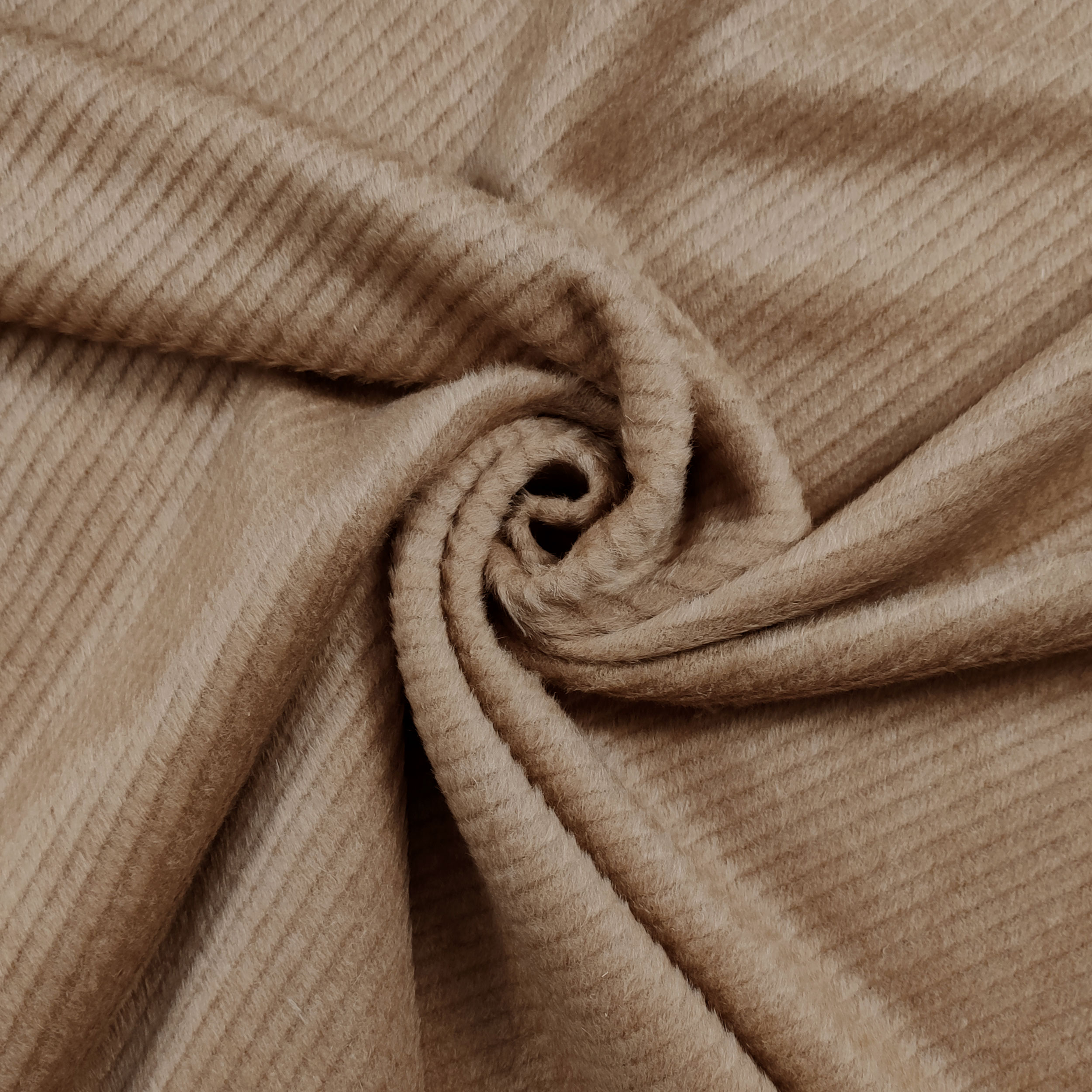 Cappotto Diagonale Cammello