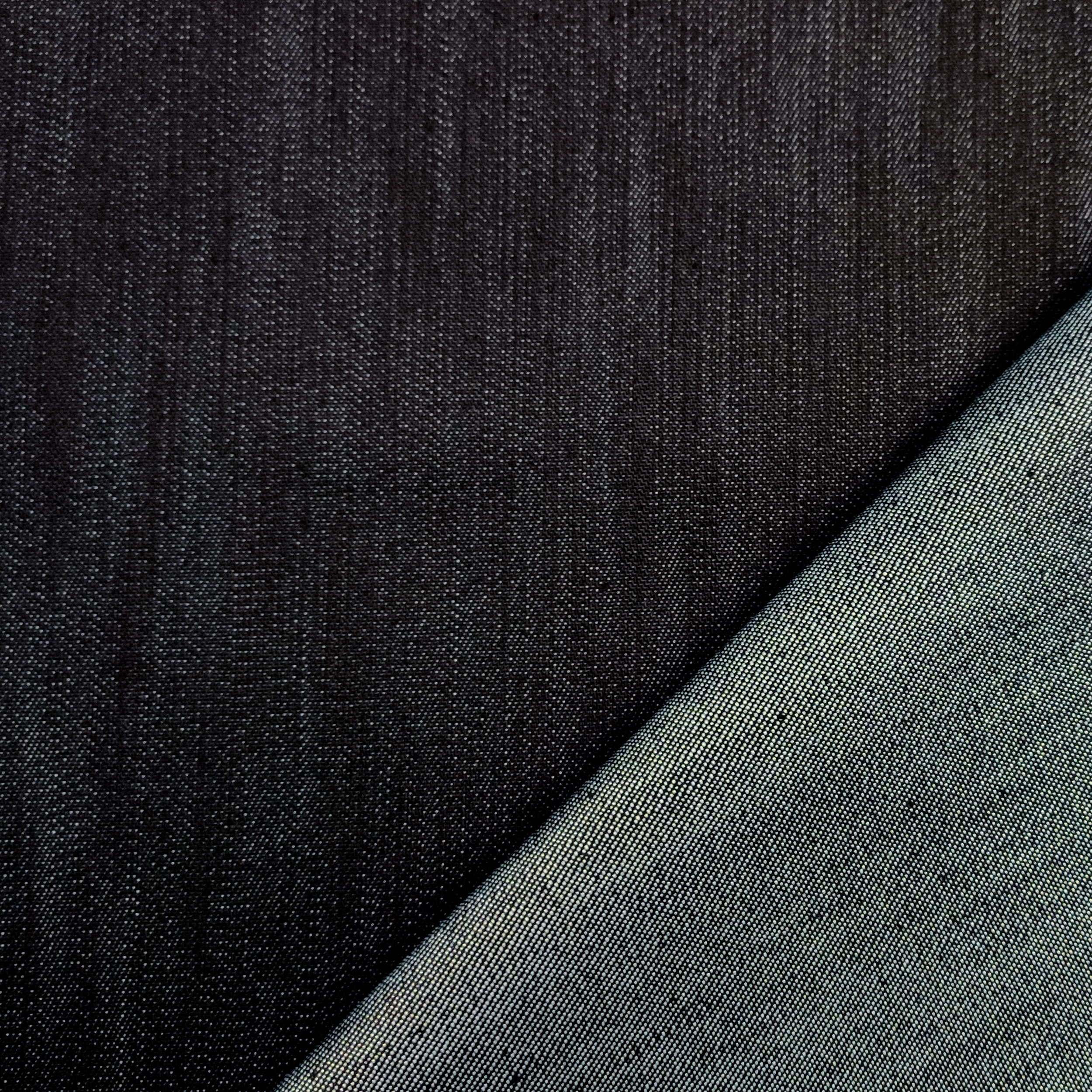 Tessuto Jeans Scuro Elasticizzato