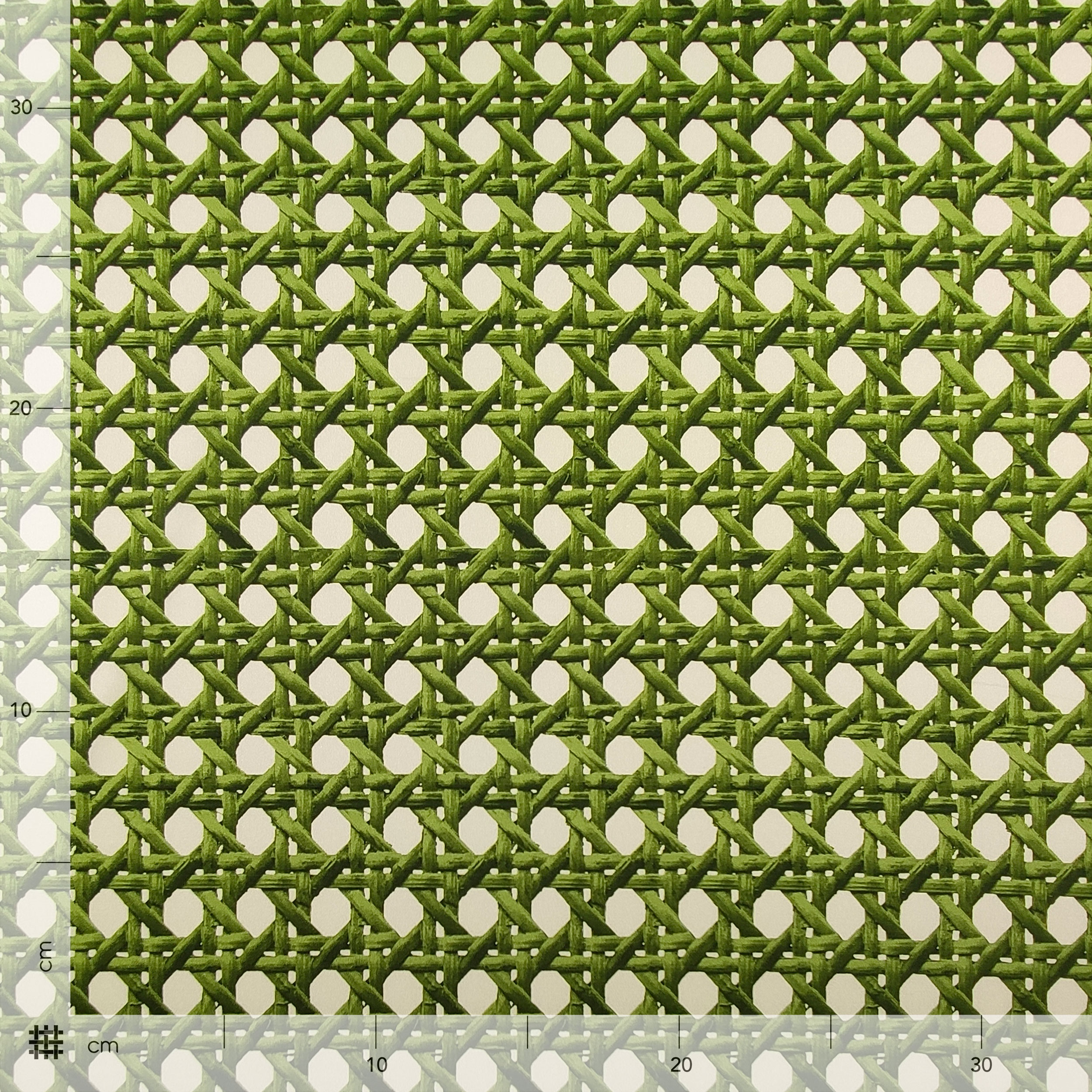 Rasetto Elasticizzato Setato Intreccio Verde