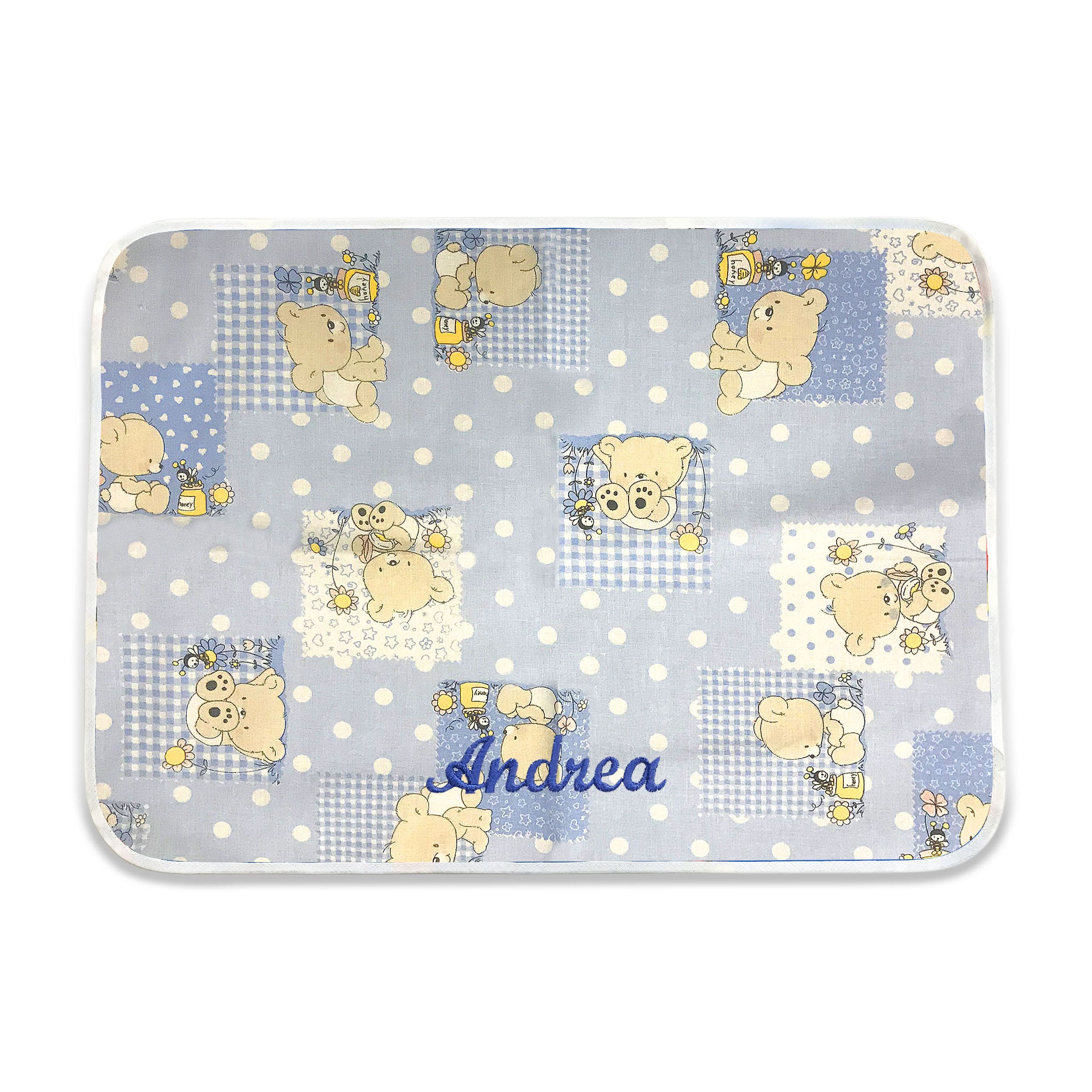 Tovaglietta Orsetti e Api Azzurro Image