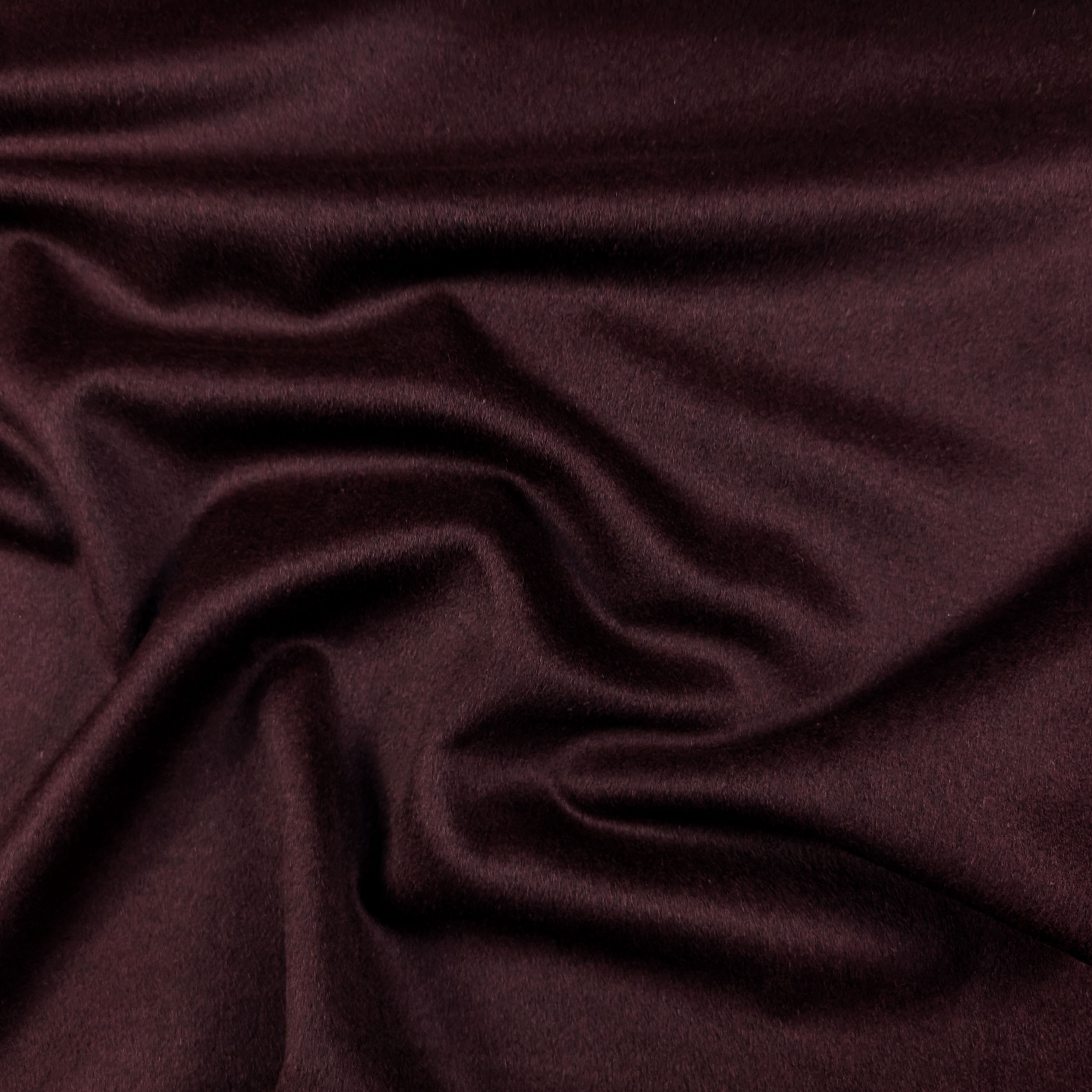 Cappotto Misto Lana Bordeaux Scuro Image