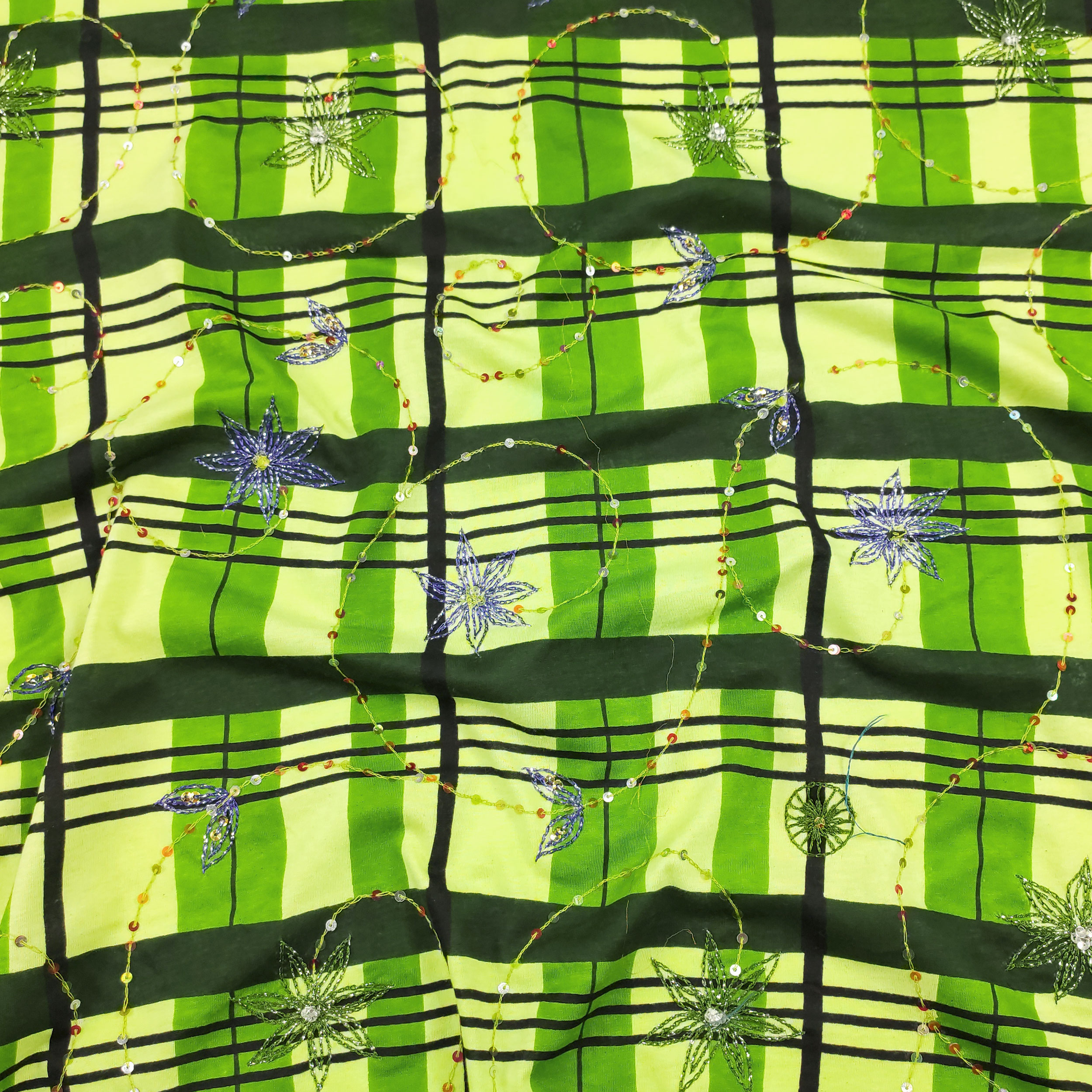 Maglina Moda Ricamo Verde Image