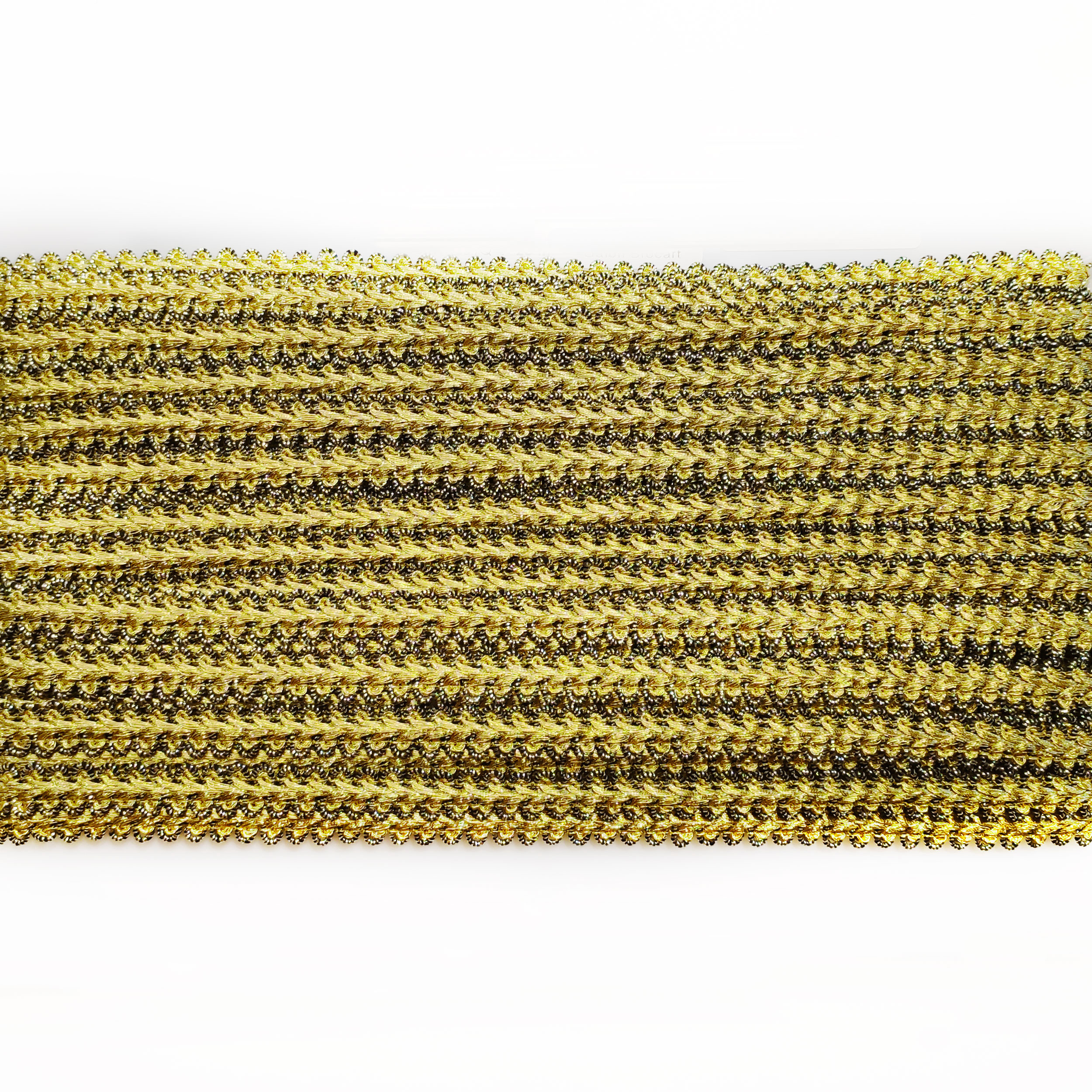 Passamaneria Lurex Ginevra Oro Nero Image