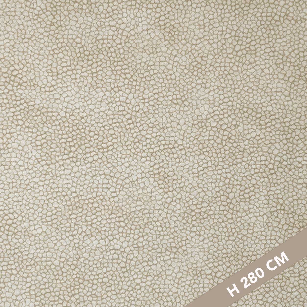 Tessuto Panama Cotone Fantasia Sassolini Beige Image