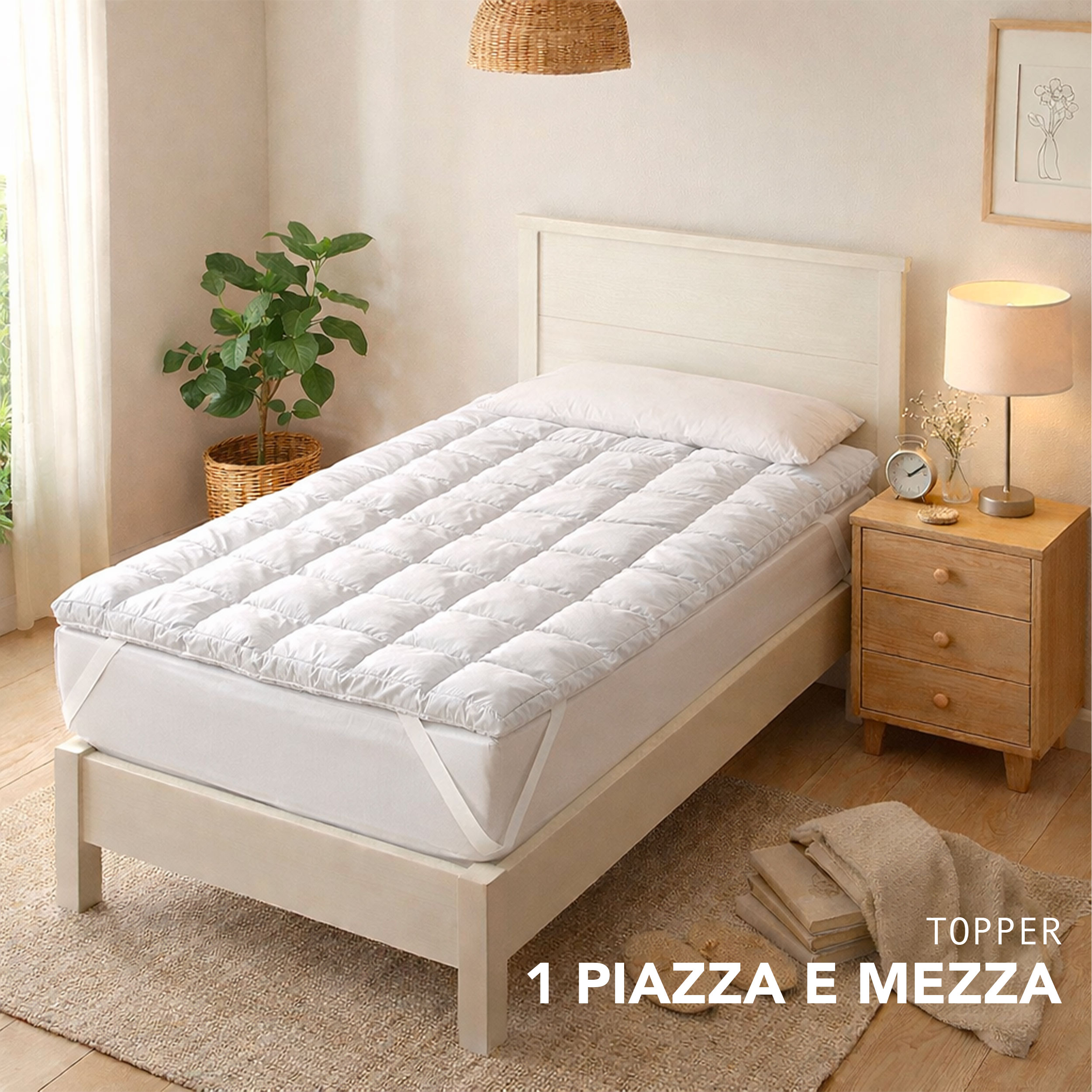 Topper per Letto 1 Piazza e Mezza Image
