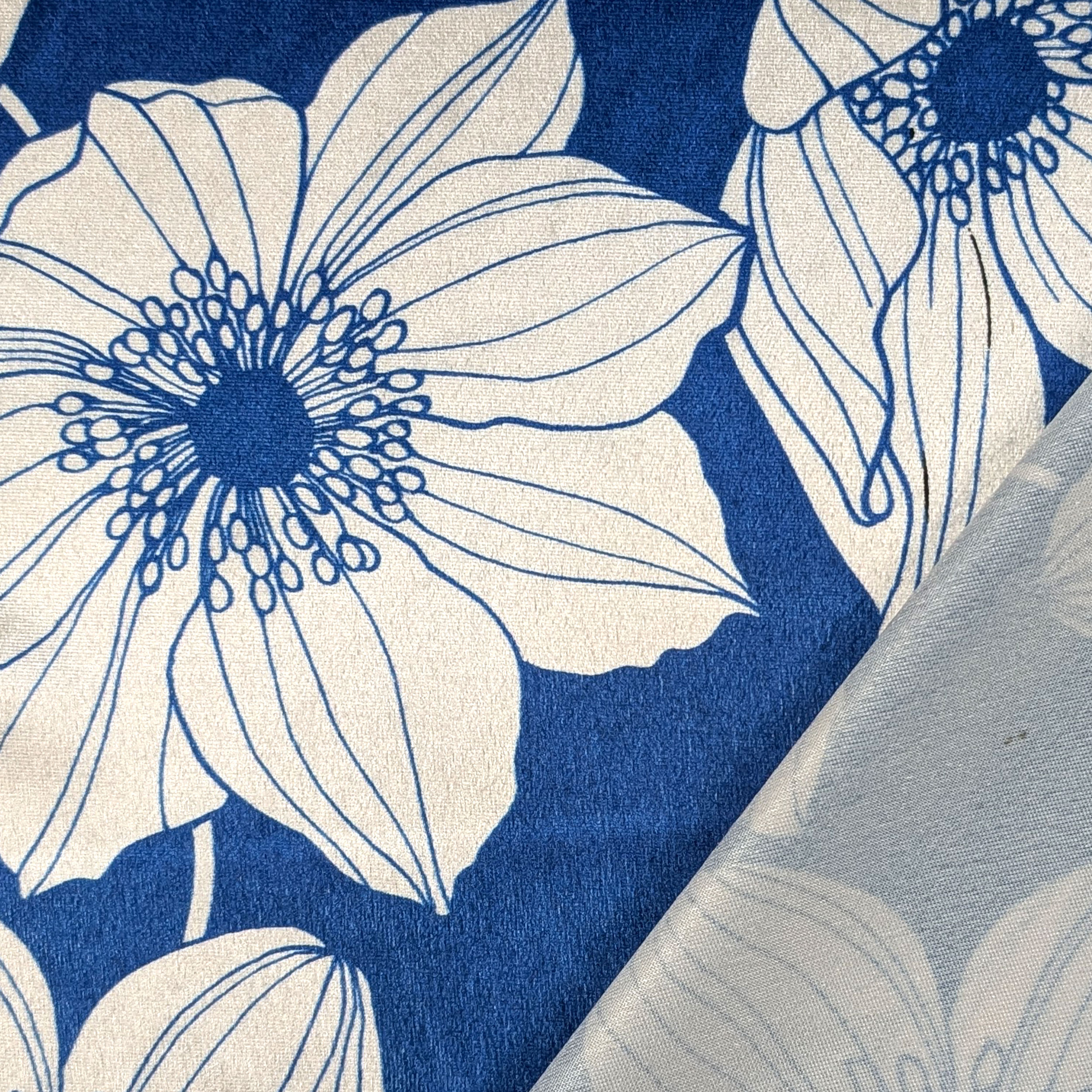 Vellutina Bluette Fiori Moda Bianchi Image