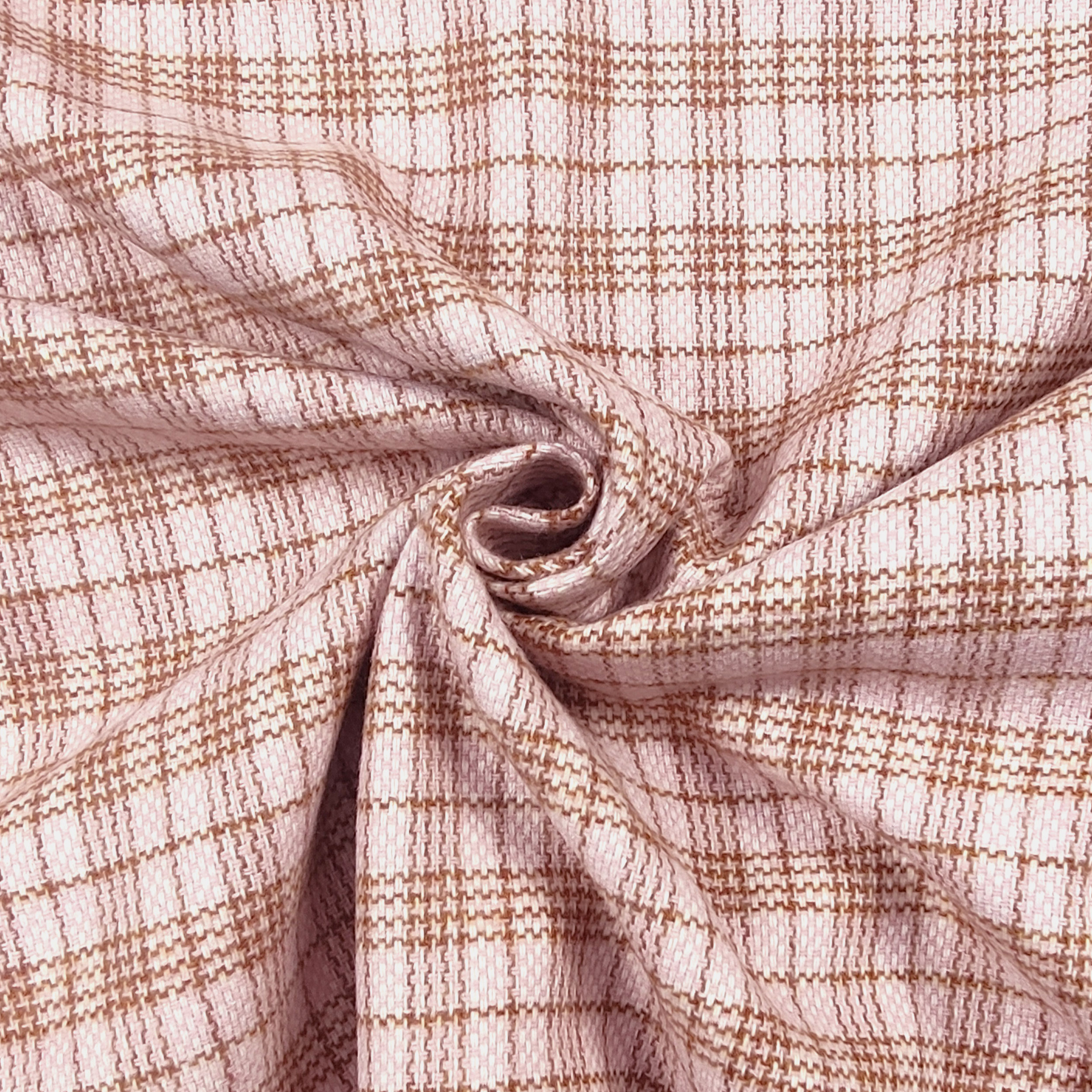 Scampolo Tartan Rosa e Marrone