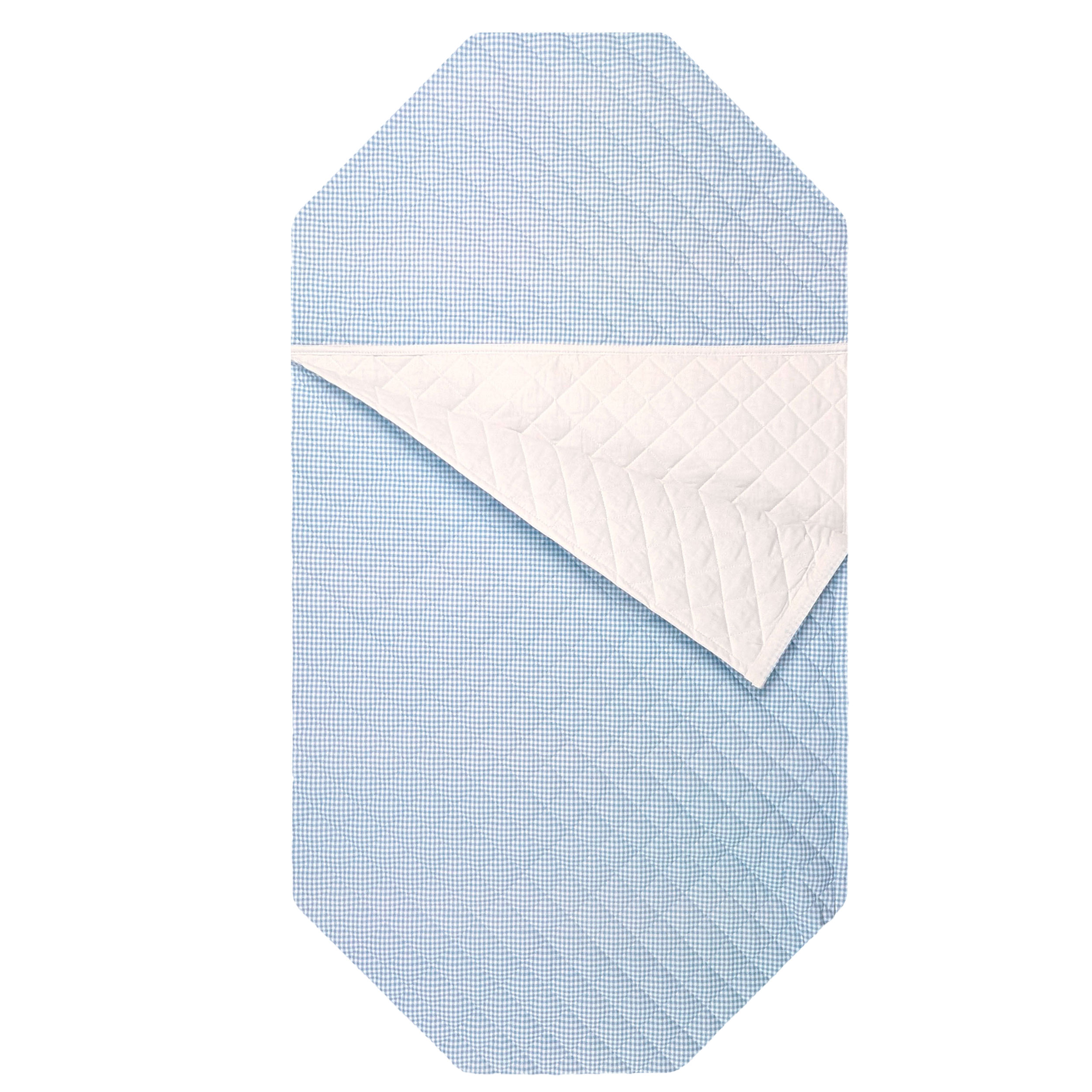 Sacco Nanna Sagomato per Brandine Quadretti Azzurro Image