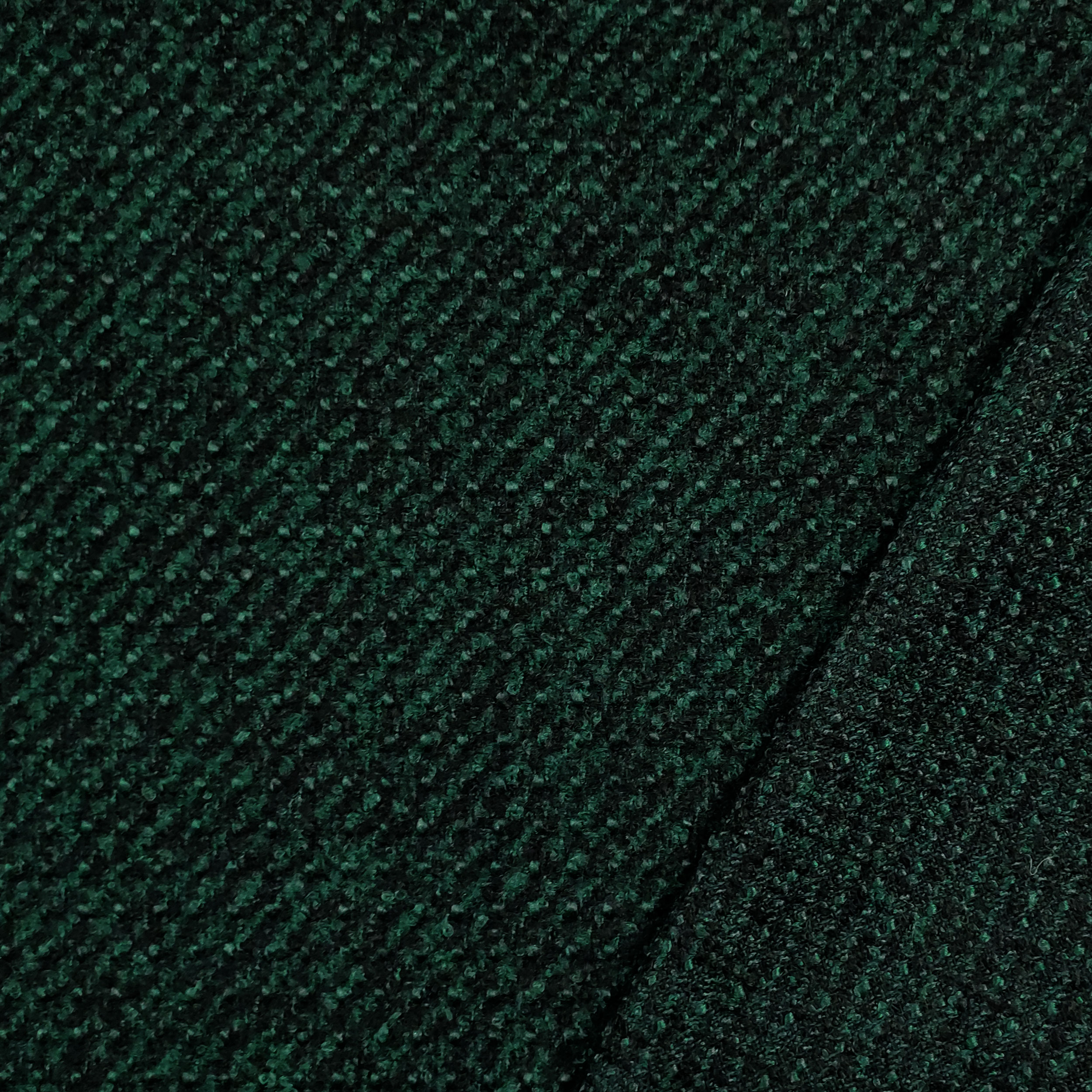 Cappotto Tweed Verde e Nero