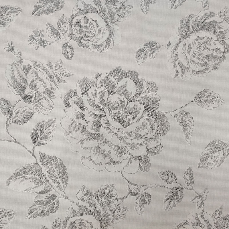 Tessuto cotone rose disegnate