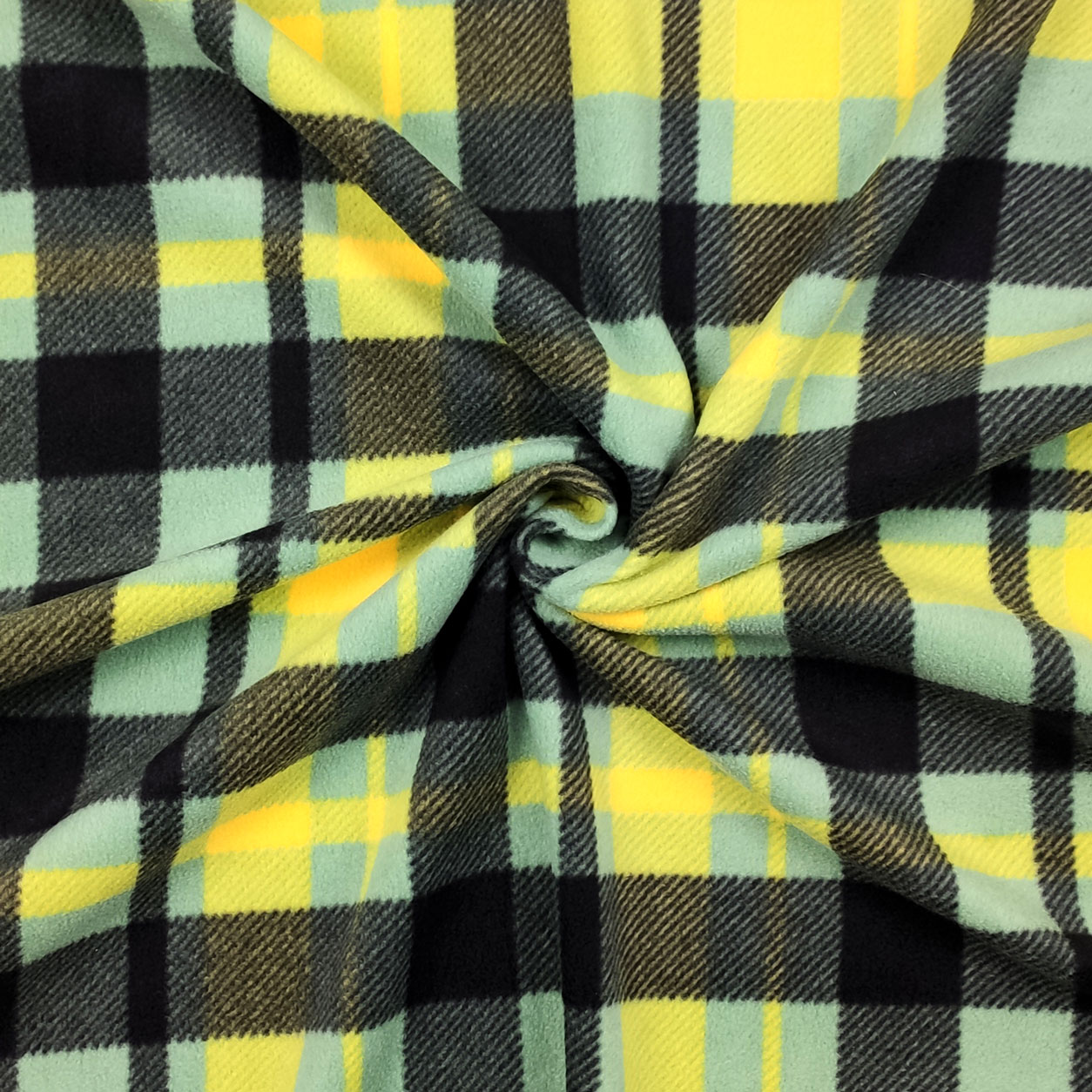 Pile Tartan Verde e Giallo