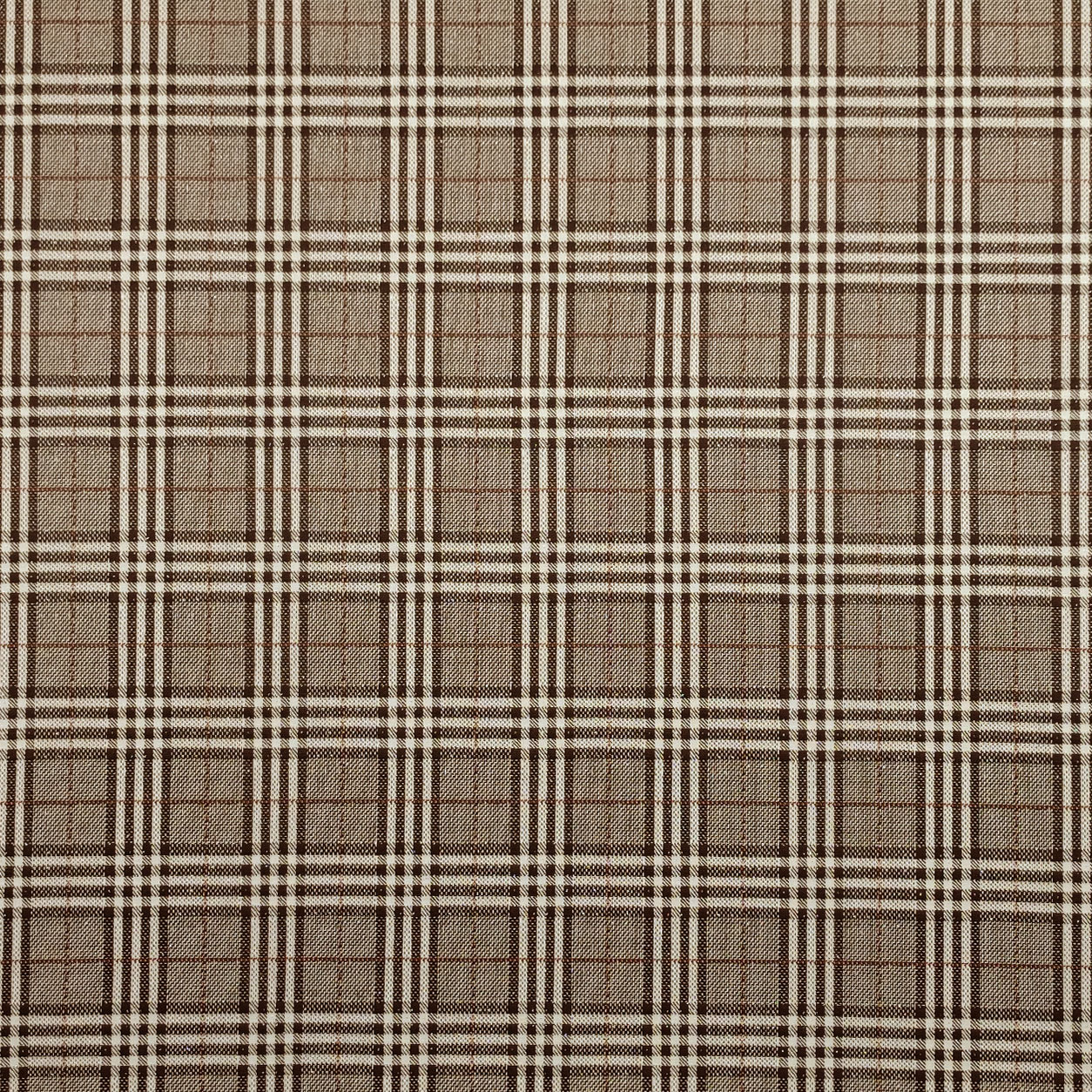 Maglina punto milano elasticizzata marrone lurex