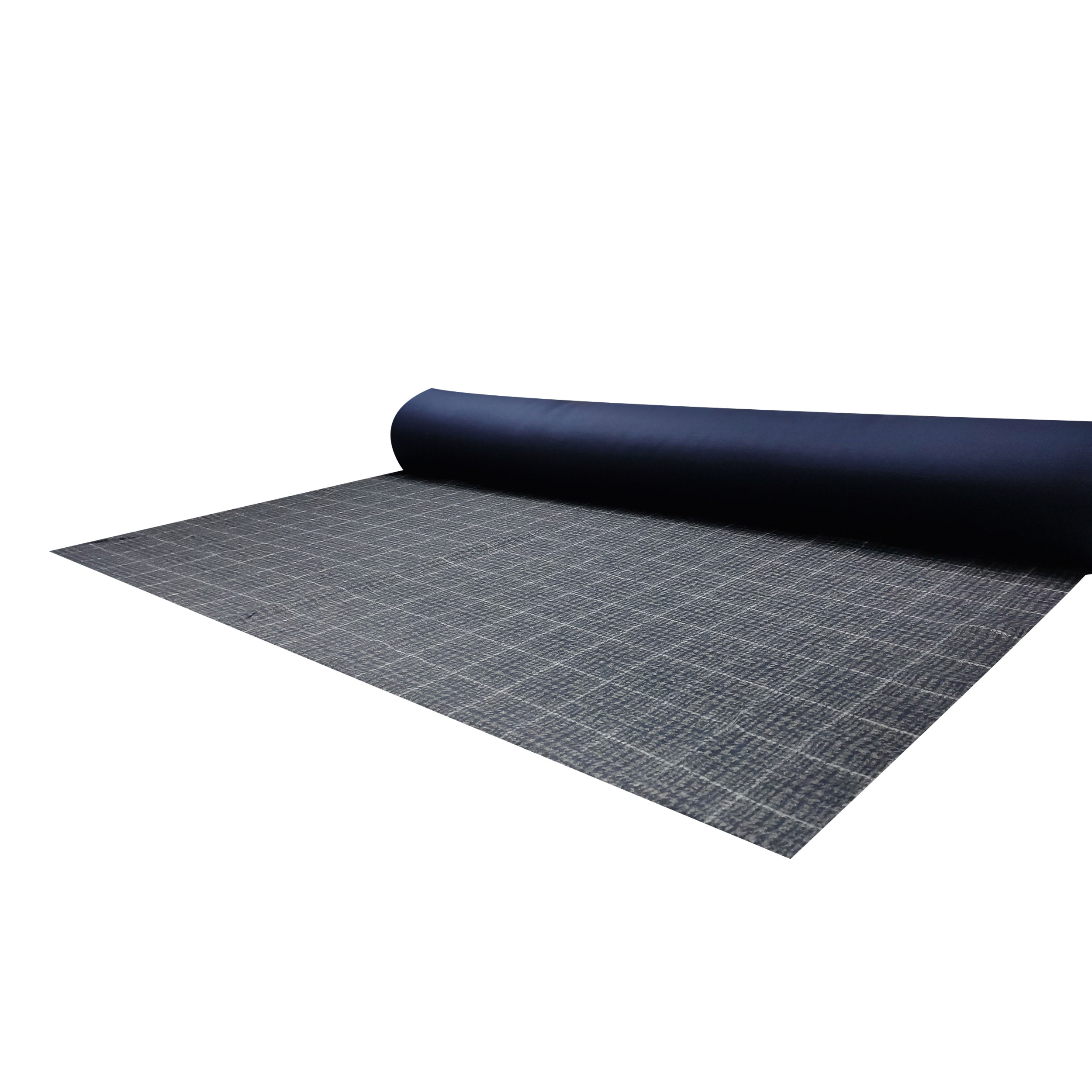 Neoprene Misto Lana Blu Double Principe di Galles Image