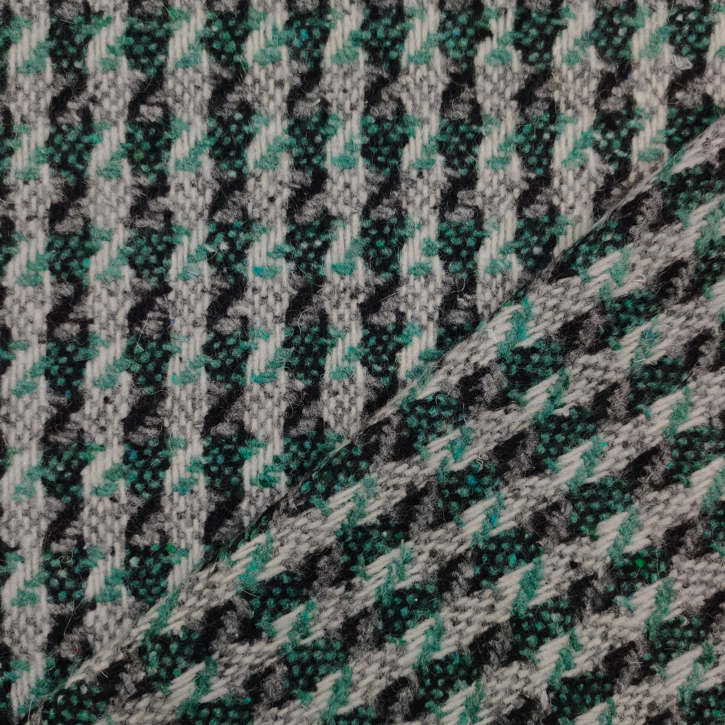 Tessuto Cappotto Righe Verticali Astratte