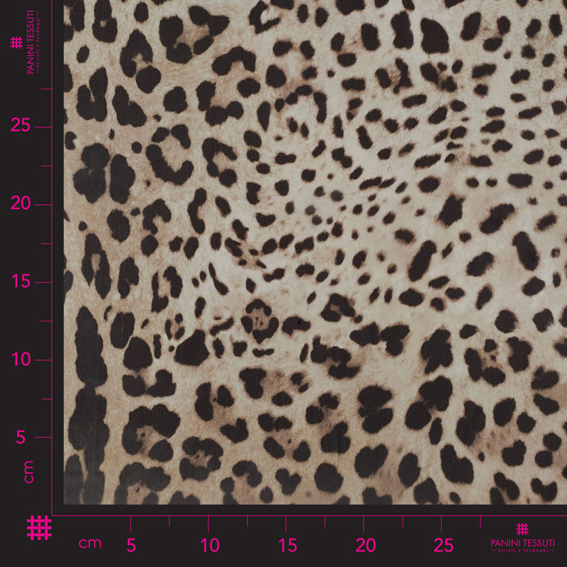 Leopardata Stoffa Seta