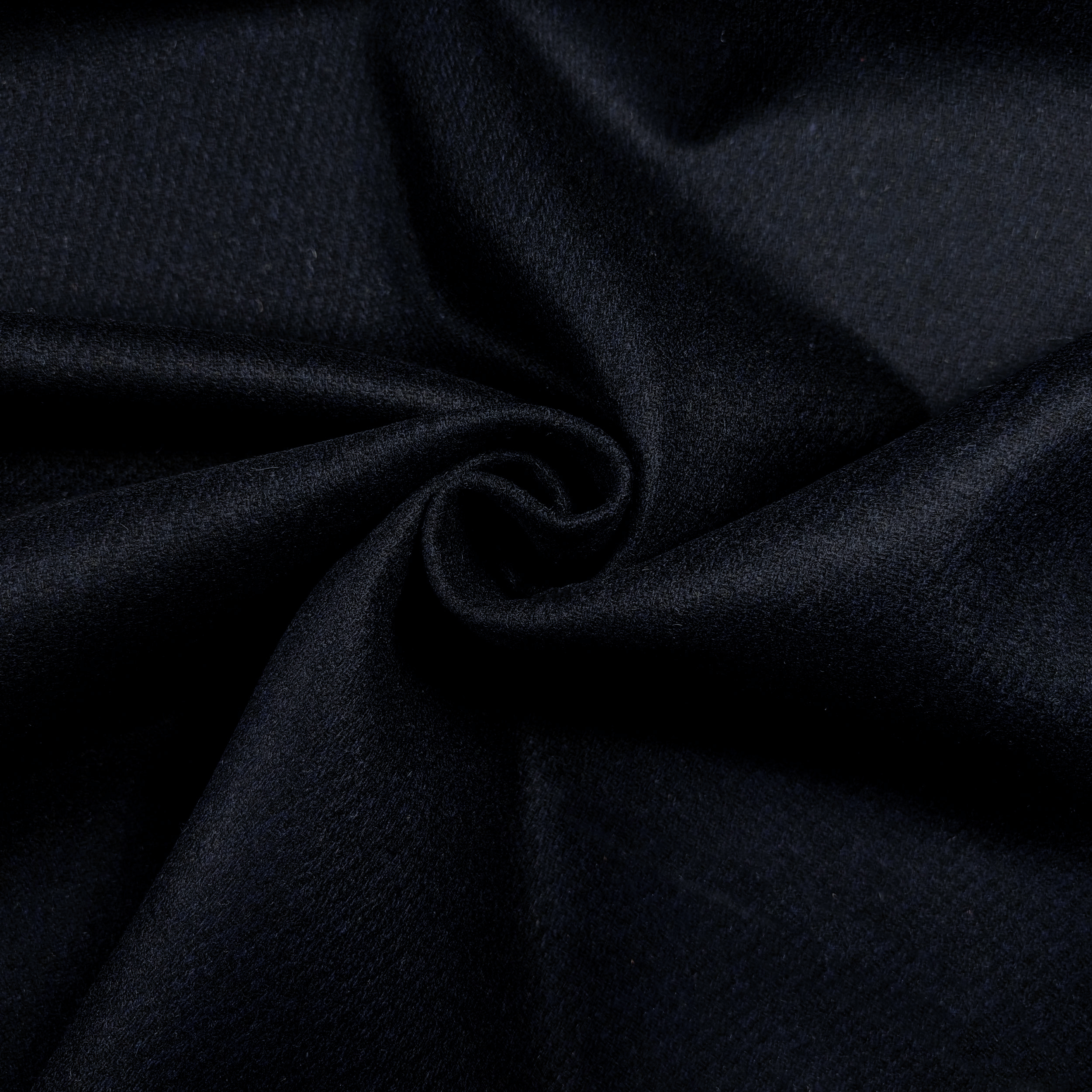 Cappotto Pura Lana Tinta Blu Notte Image