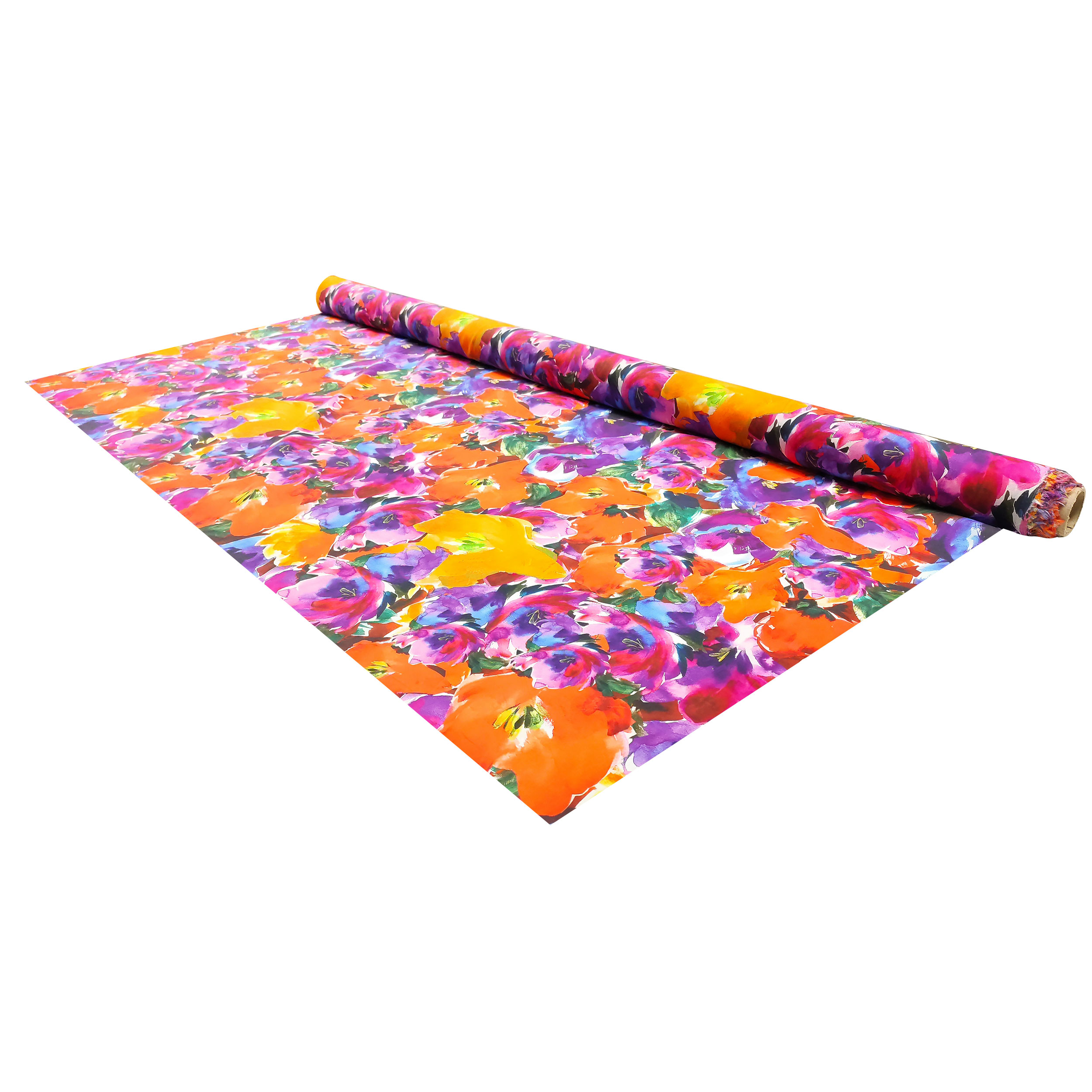 Mussola Cotone Fiori Moda