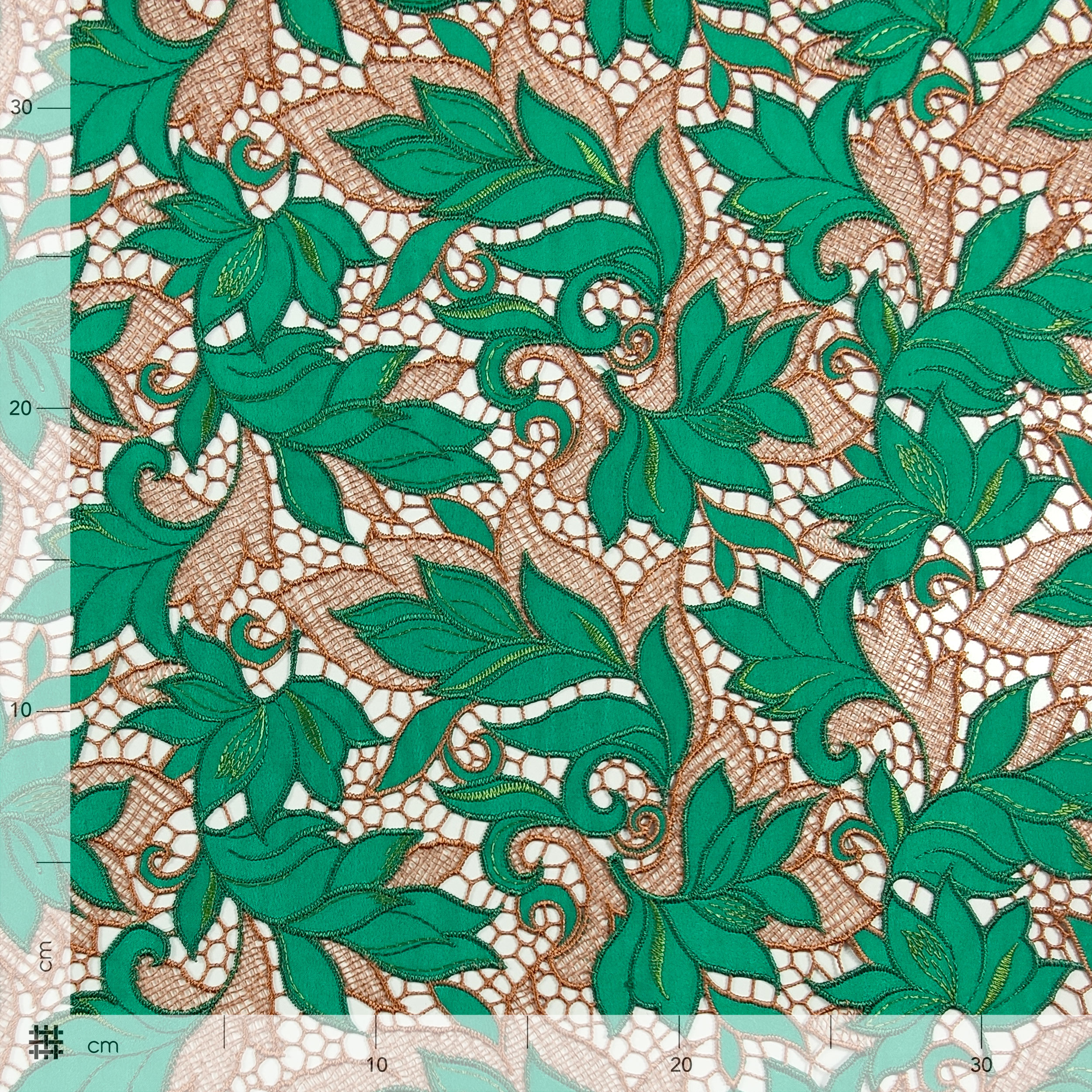 Pizzo Alta Moda Verde Image