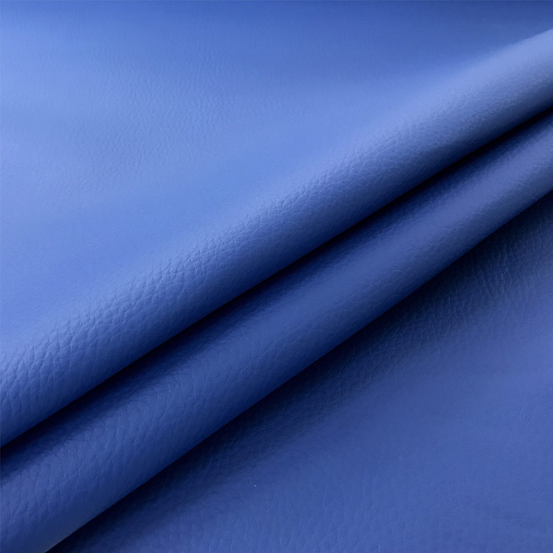 Ritaglio Ecopelle Morbida Blu 160x140 cm