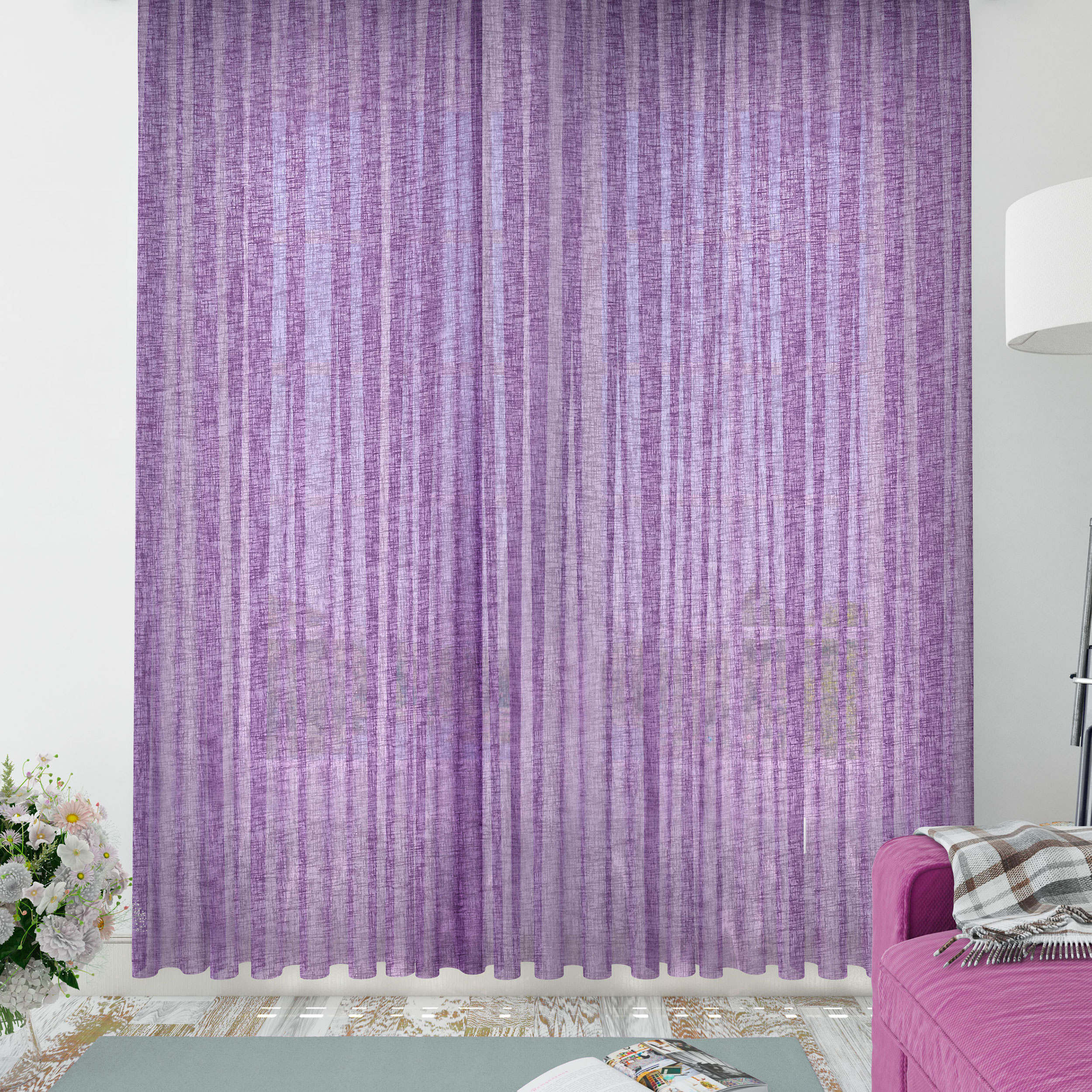 Tessuto A Tinta Unita Lavabile In Lino Per Tende TRILLY By Dedar - Foto 10